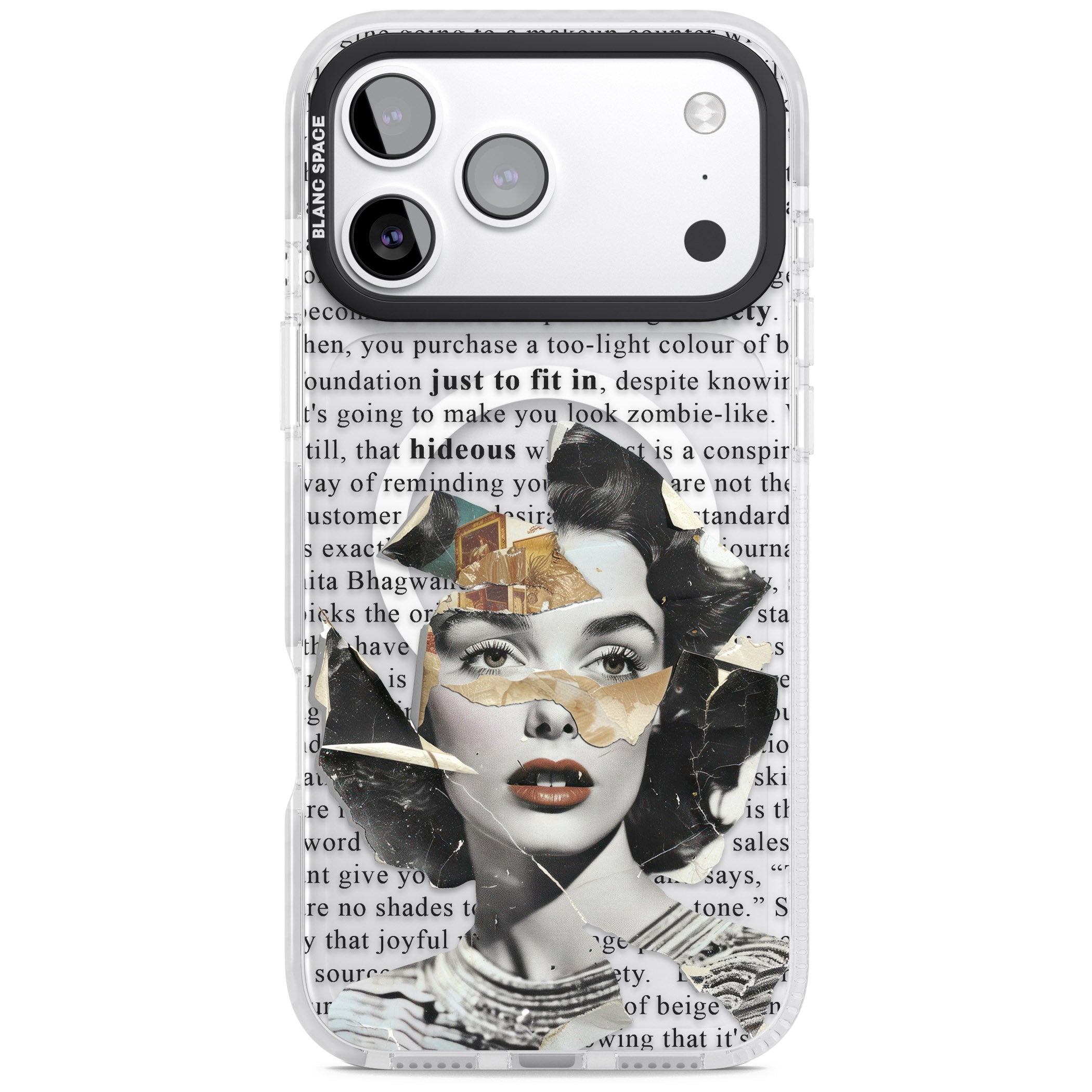 Beauty Is Within iPhone 17 Pro Impact Pro Clear Phone Case