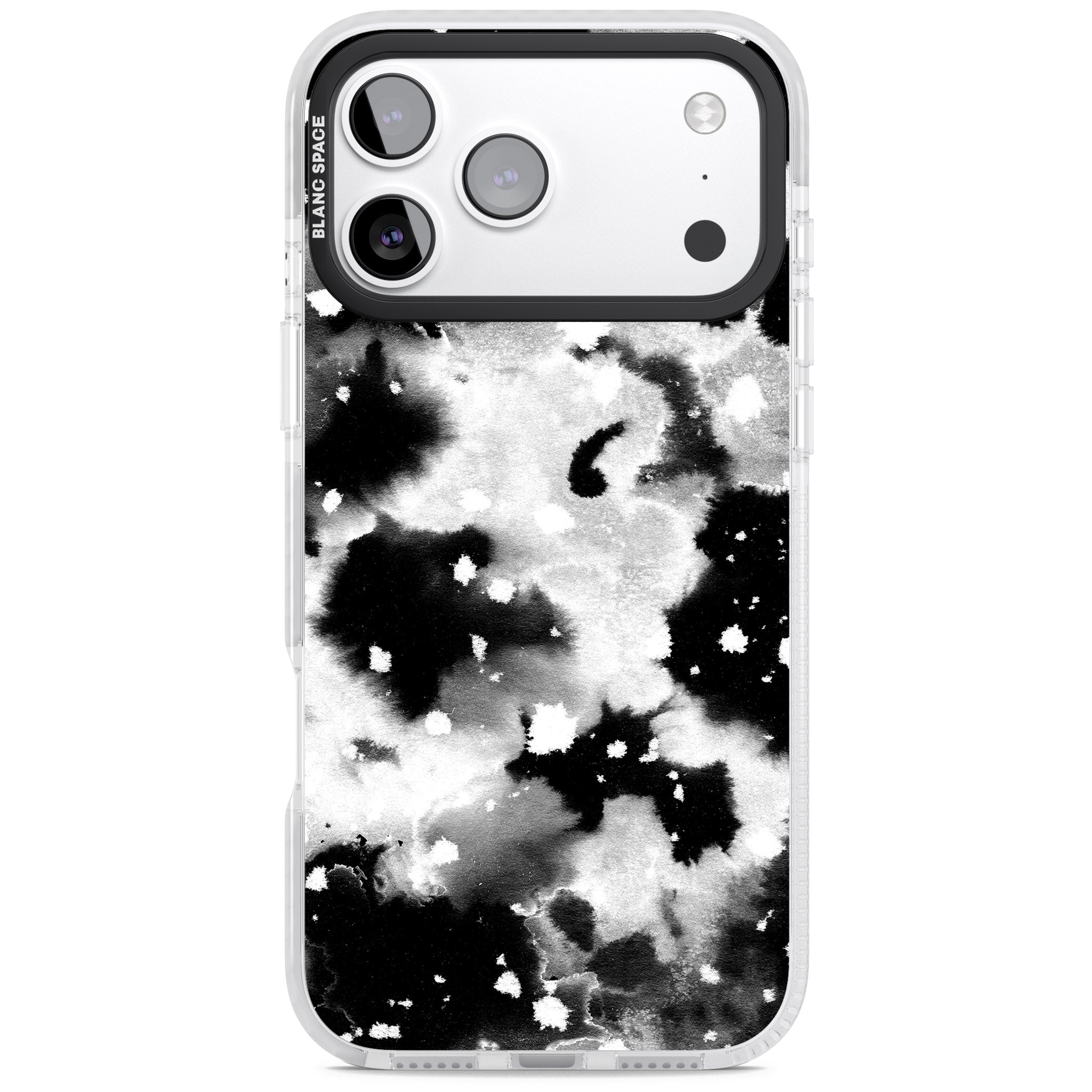 Acid Wash Ink Cloud iPhone 17 Pro Impact Pro Clear Phone Case