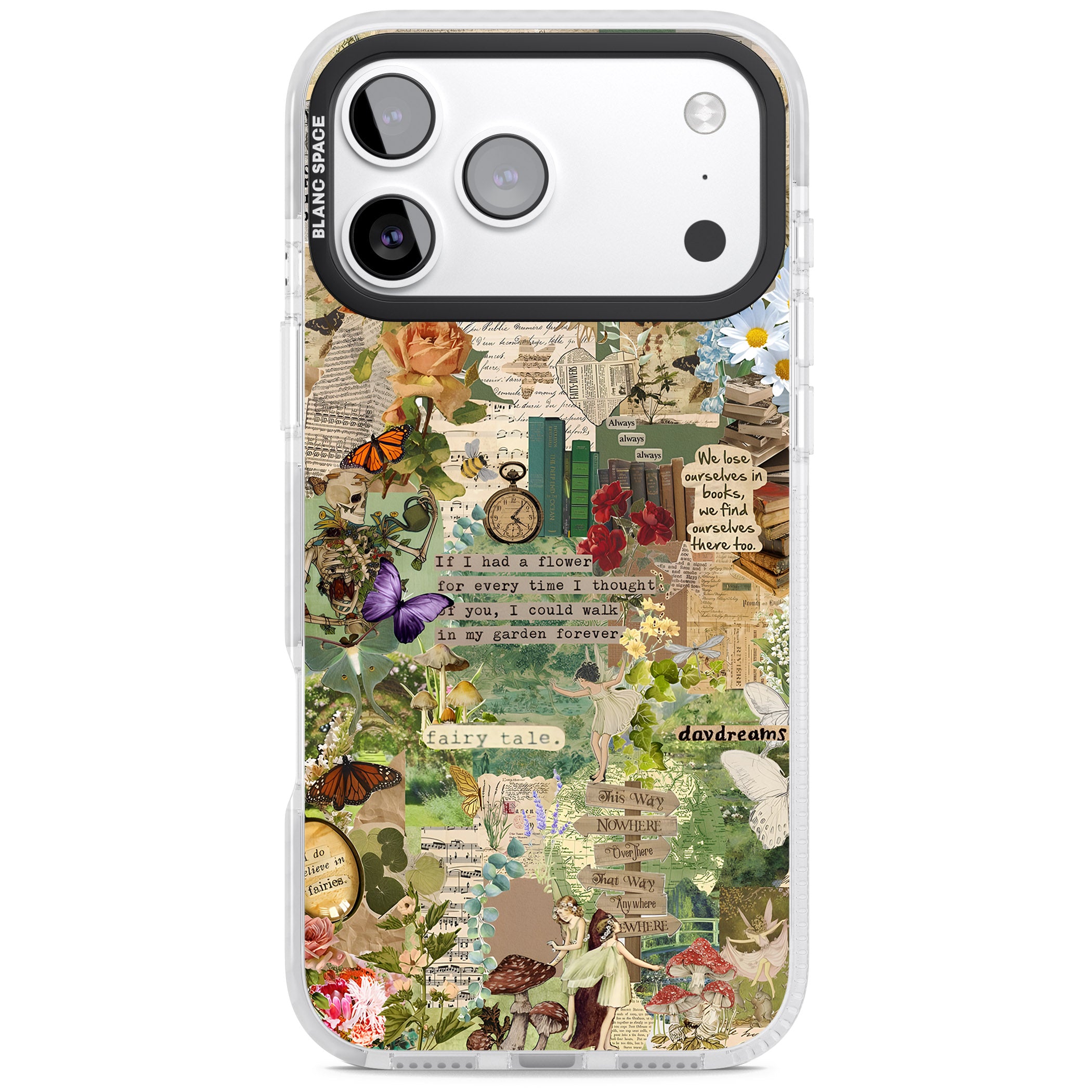 Enchanted Collage iPhone 17 Pro Impact Pro Clear Phone Case