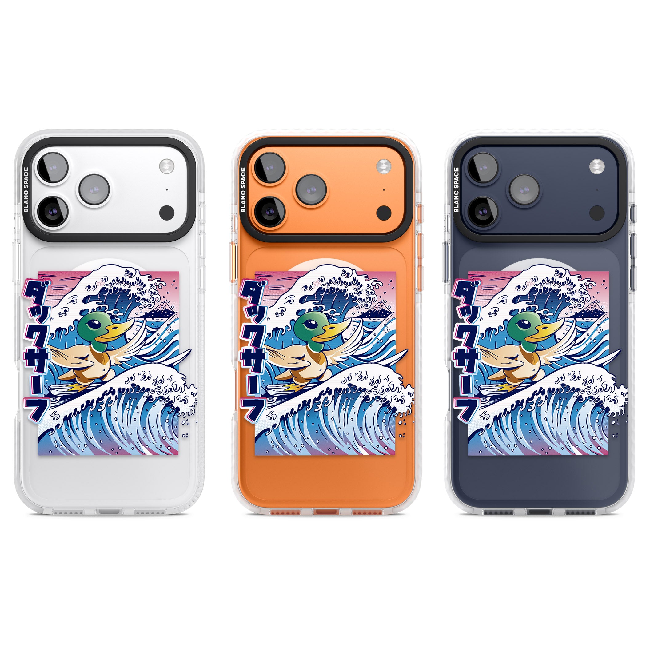 Duck Surf iPhone 17 Pro Impact Pro Clear Phone Case APT Impact Protection