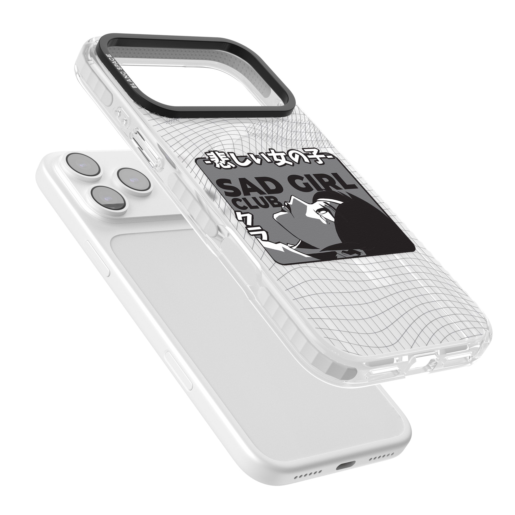 Sad Girl Club iPhone 17 Pro Impact Pro Clear Phone Case Colours