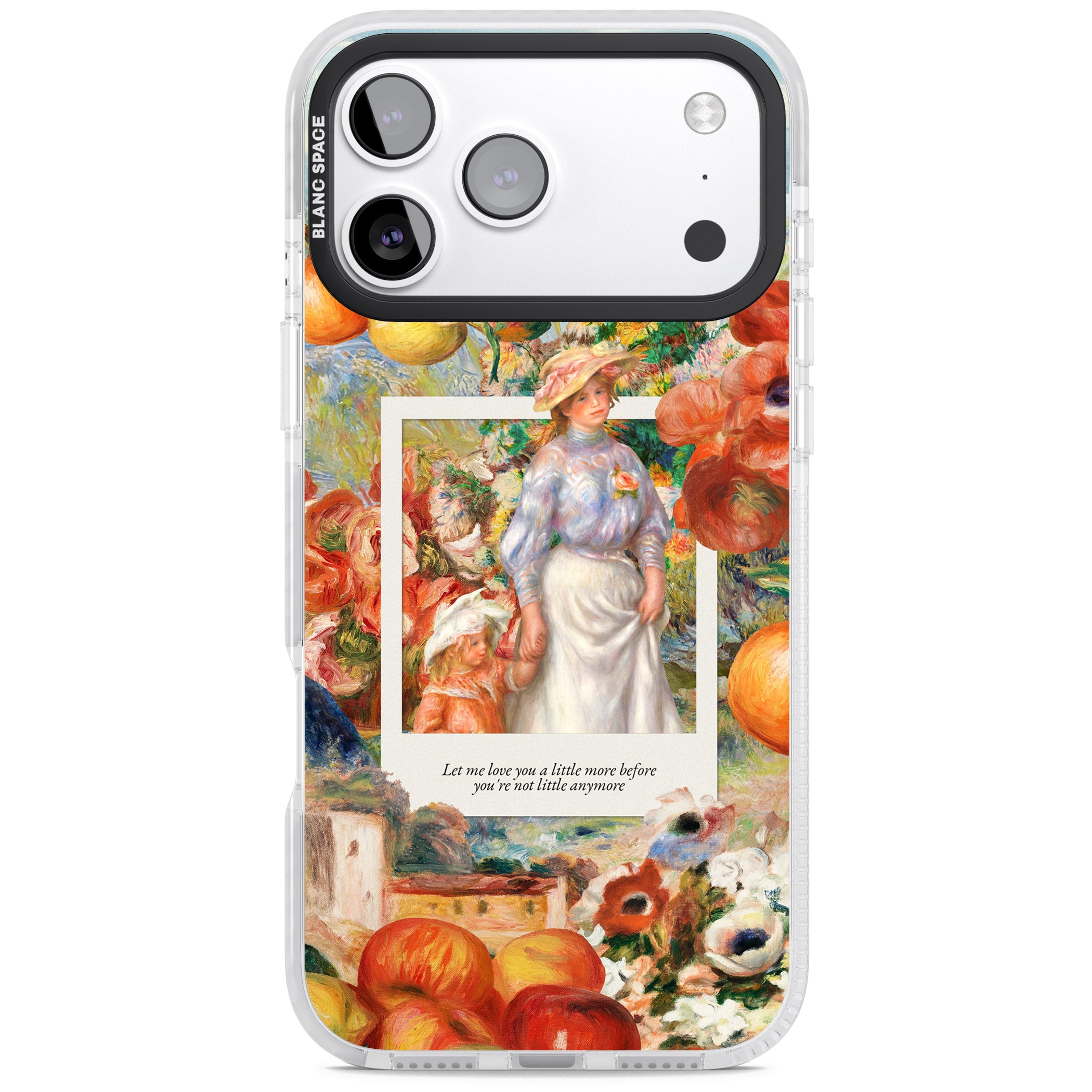 Renoir Mother & Child iPhone 17 Pro Impact Pro Clear Phone Case