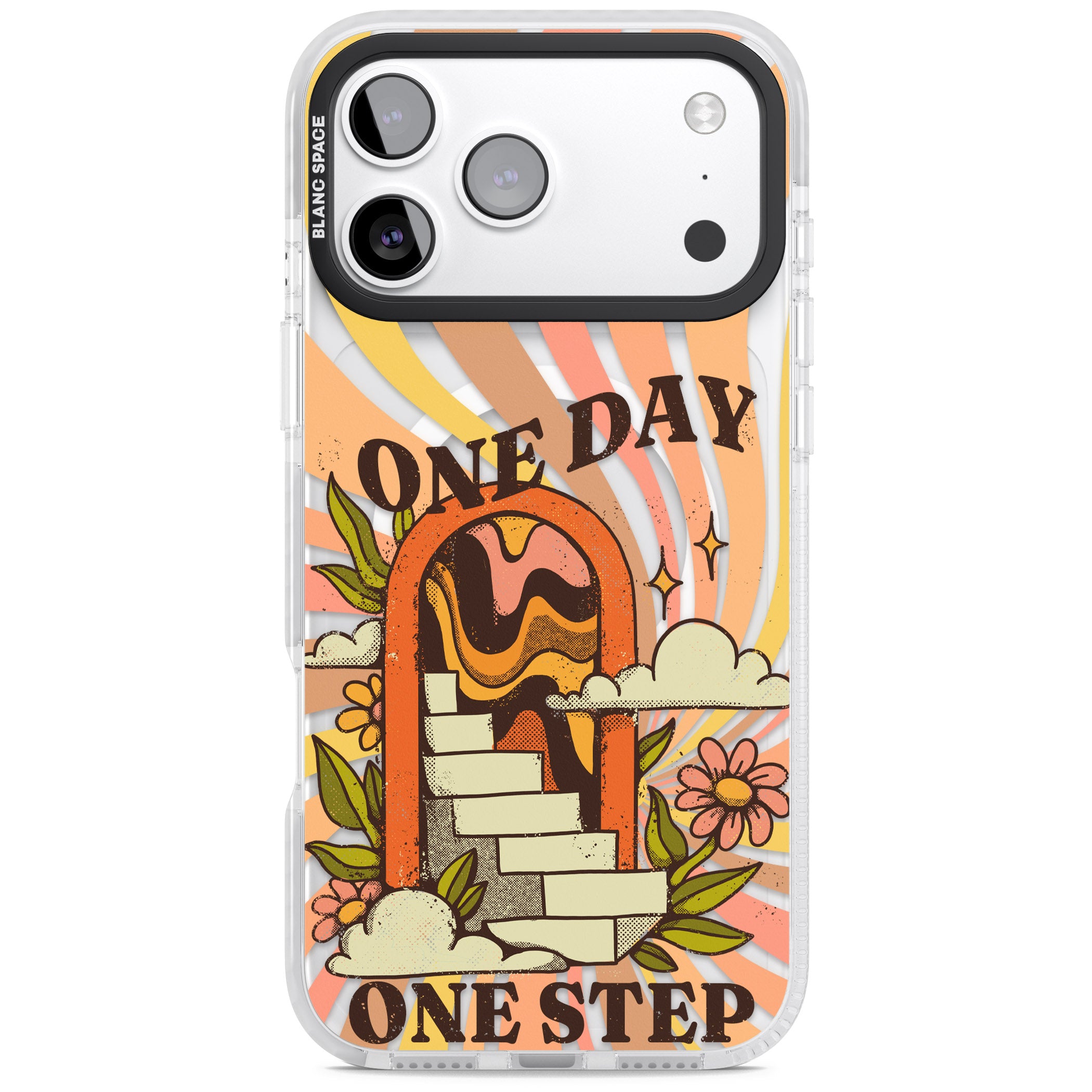 One Day One Step iPhone 17 Pro Impact Pro Clear Phone Case
