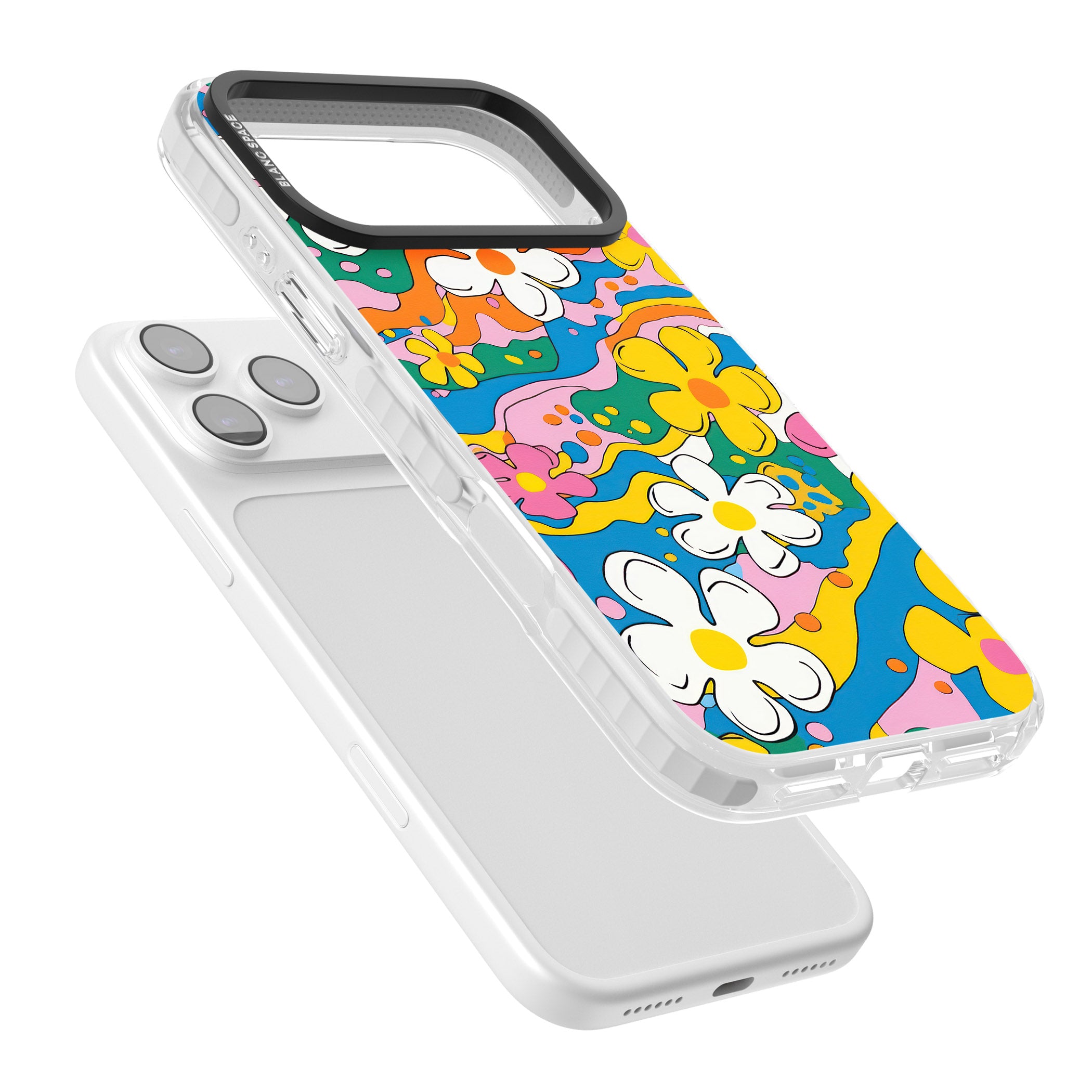 Vibrant Bloom iPhone 17 Pro Max Impact Pro Clear Phone Case Colours
