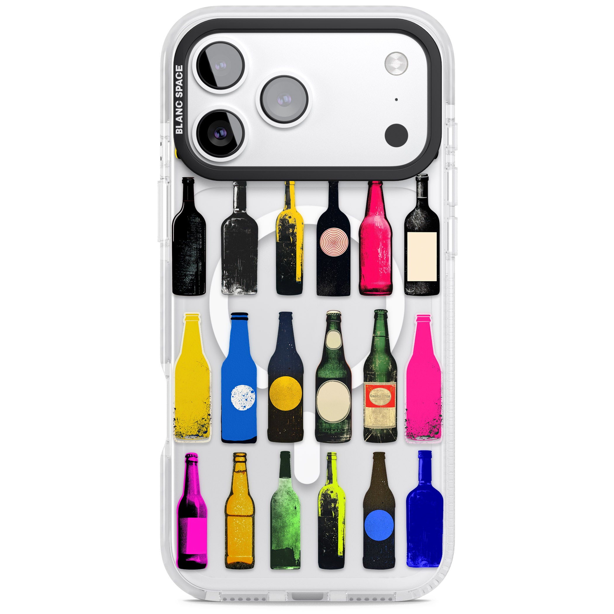 Glass Bottles iPhone 17 Pro Impact Pro Clear Phone Case