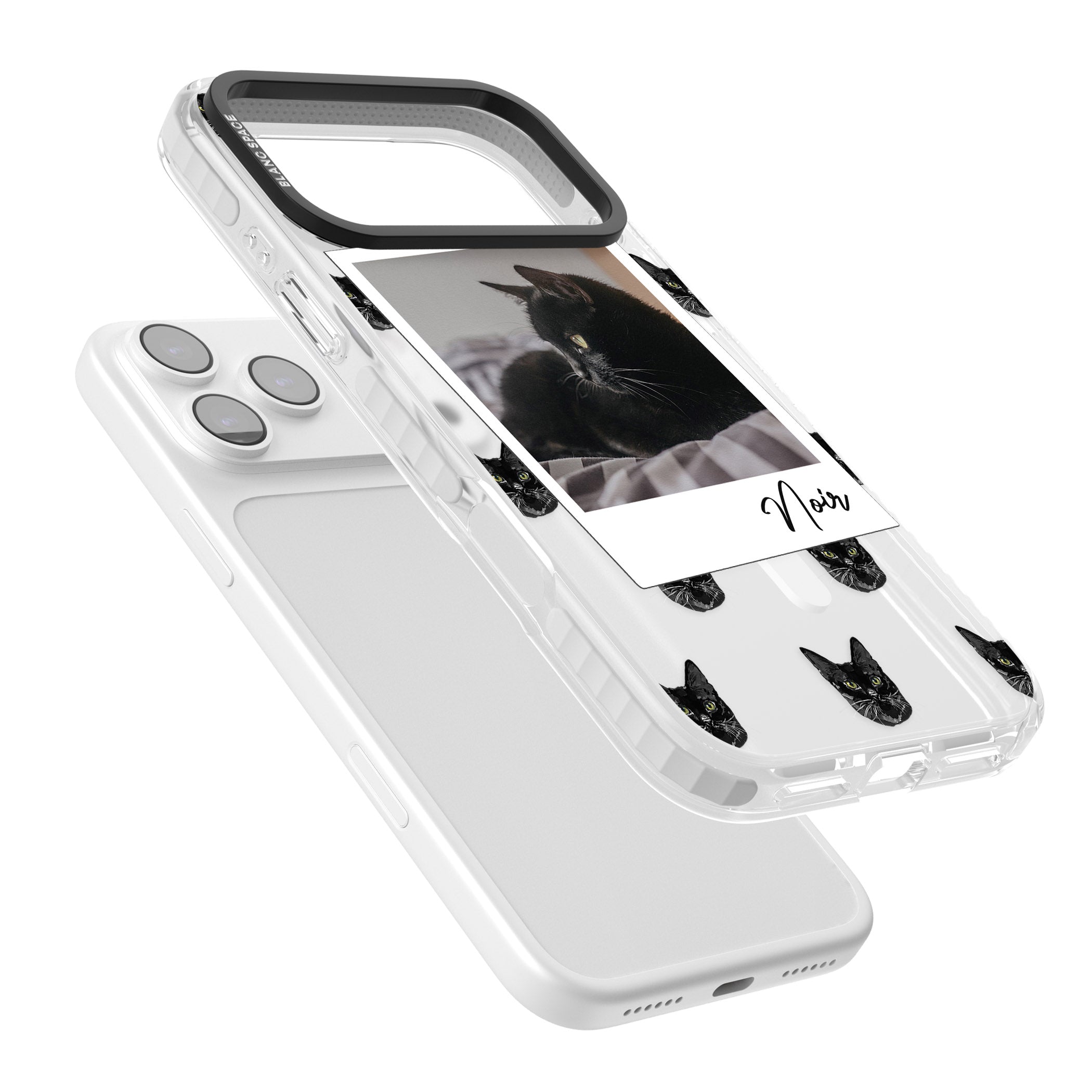 Personalised Bombay Cat Photo iPhone 17 Pro Impact Pro Clear Phone Case Colours