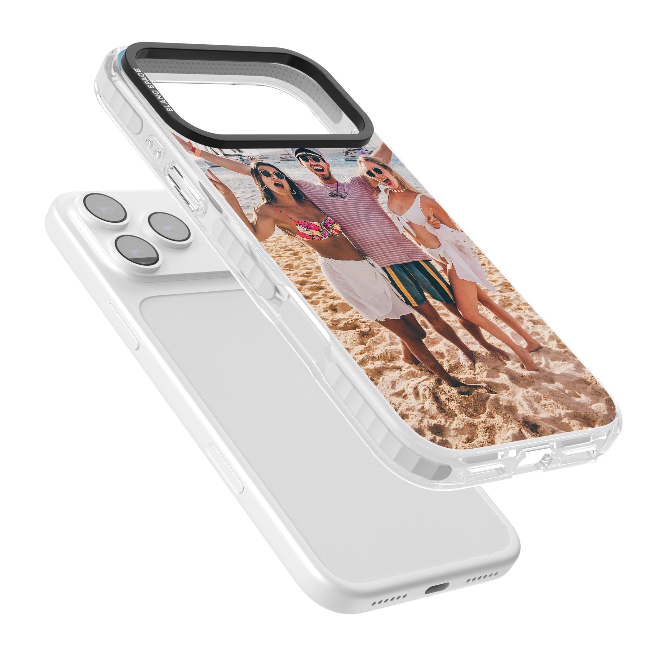 Personalised Photo iPhone 17 Pro Impact Pro Clear Phone Case Colours