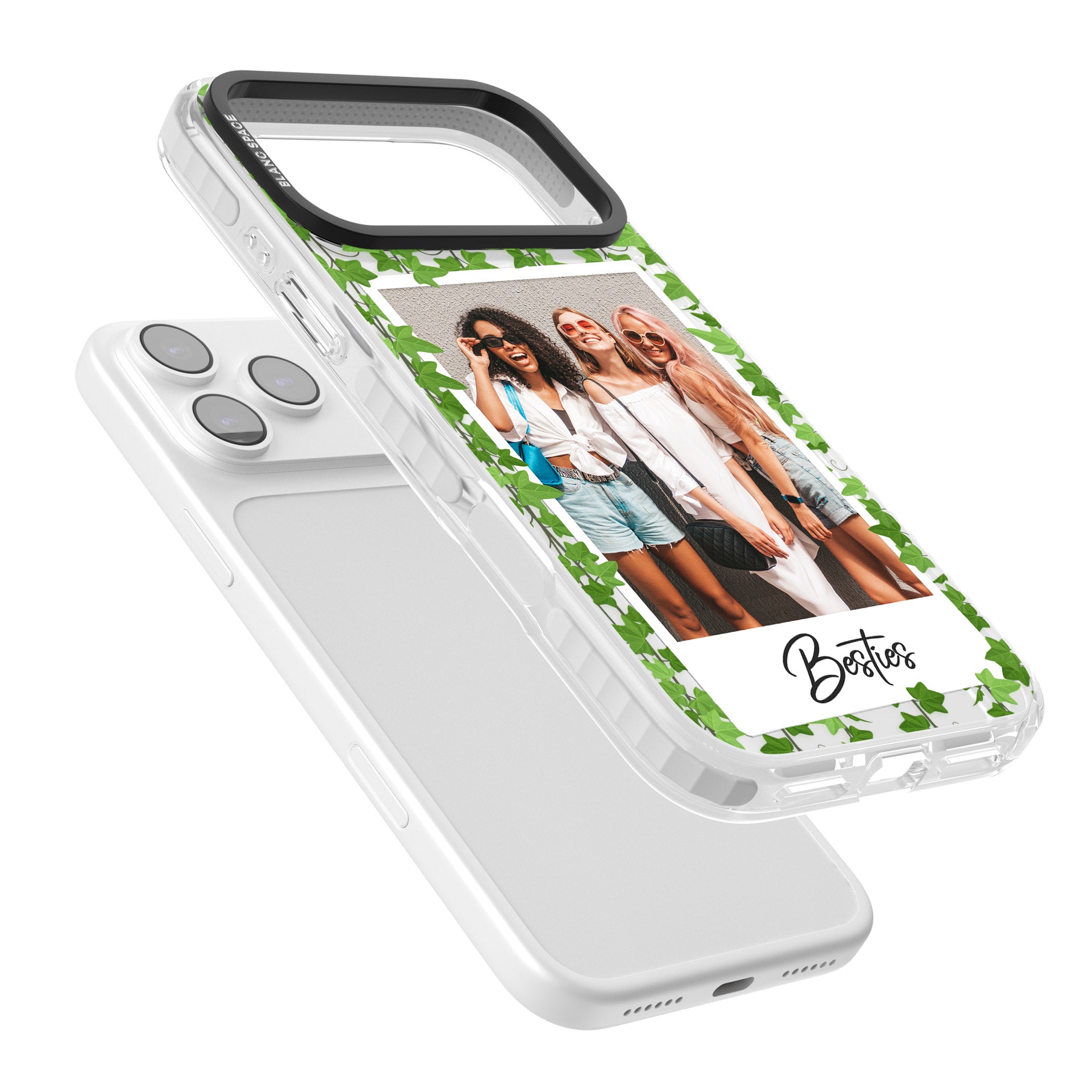 Personalised Ivy Vine Instant Photo iPhone 17 Pro Impact Pro Clear Phone Case Colours