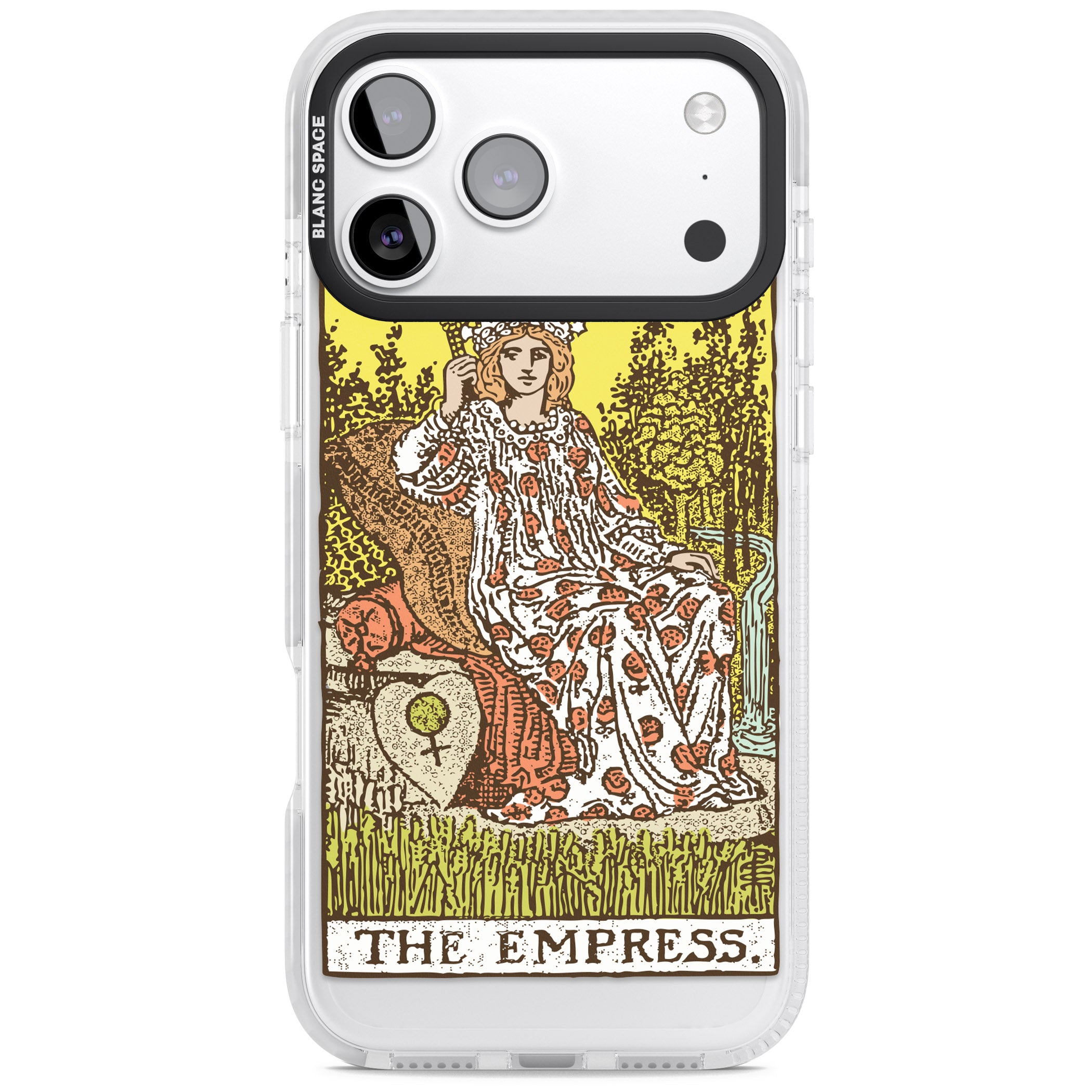 Personalised The Empress Tarot Card (Color) iPhone 17 Pro Impact Pro Clear Phone Case