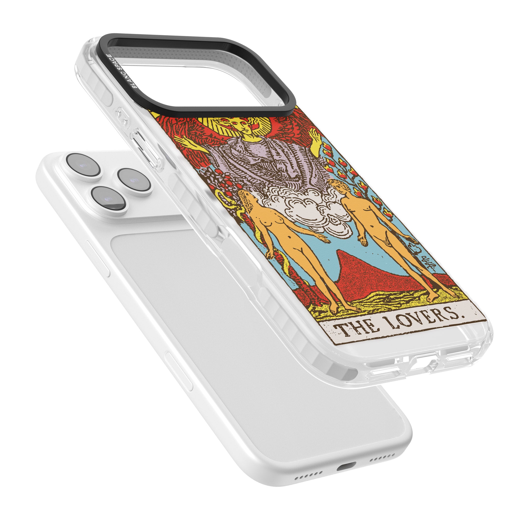 Personalised The Lovers Tarot Card (Color) iPhone 17 Pro Impact Pro Clear Phone Case Colours