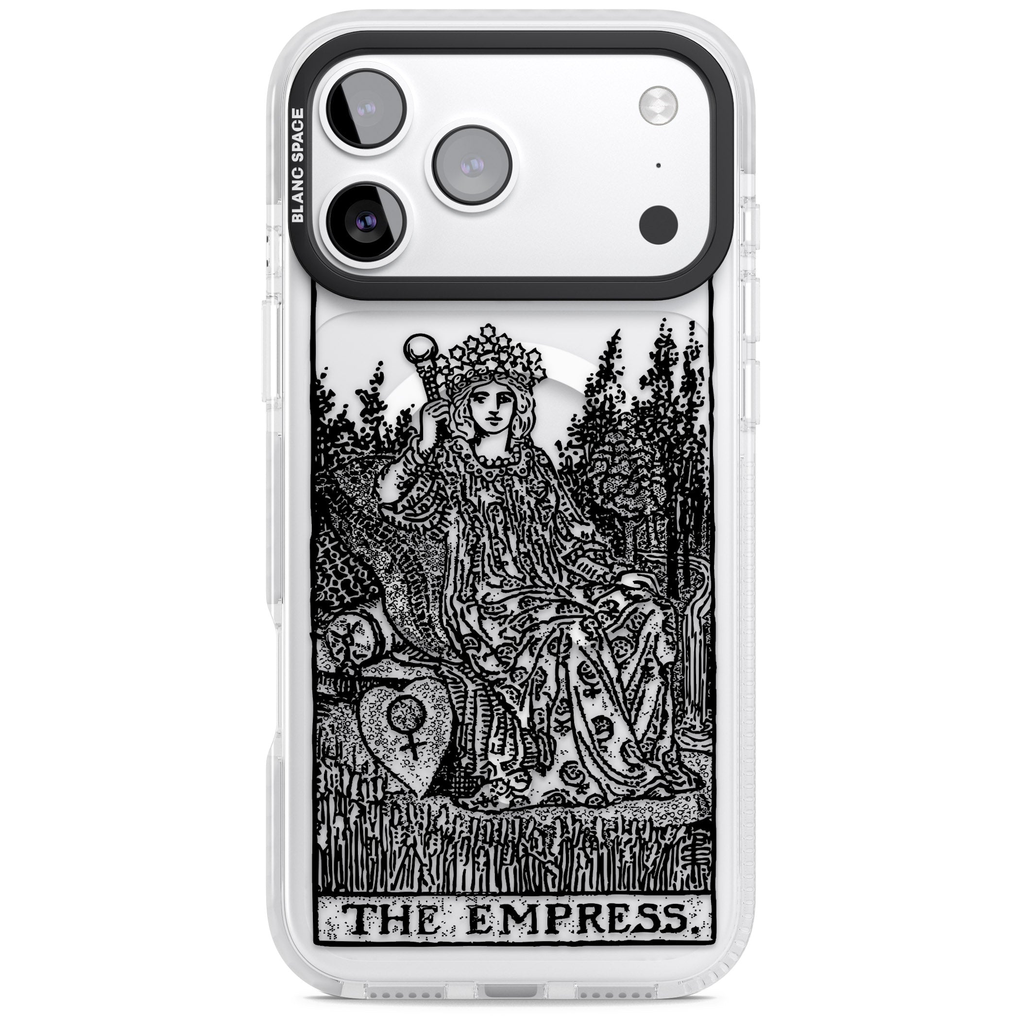 Personalised The Empress Tarot Card (Clear) iPhone 17 Pro Impact Pro Clear Phone Case