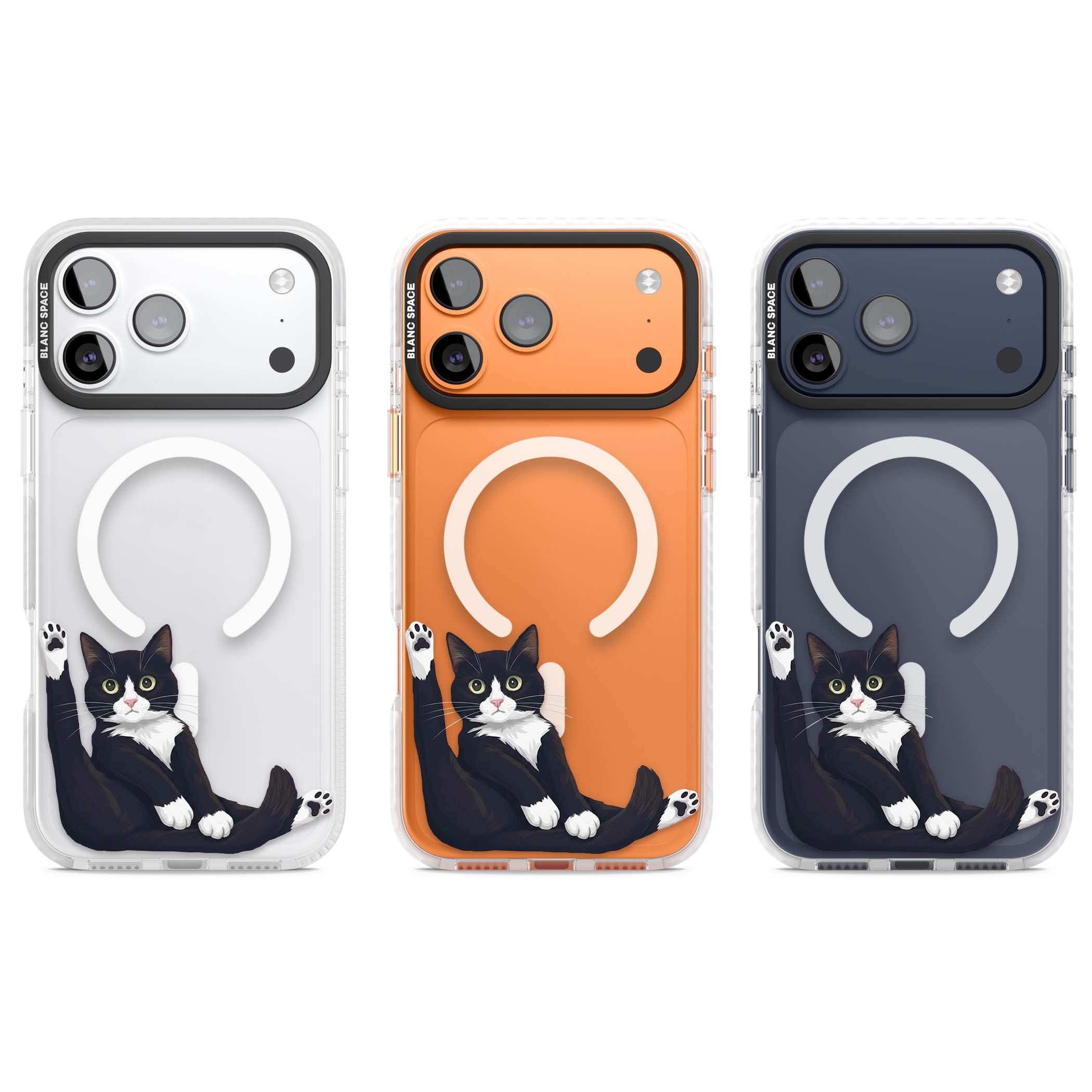 Mid-Groom Cat animals iPhone case | Impact Magsafe case for iPhone 17 Pro, iPhone 17 Pro Max
