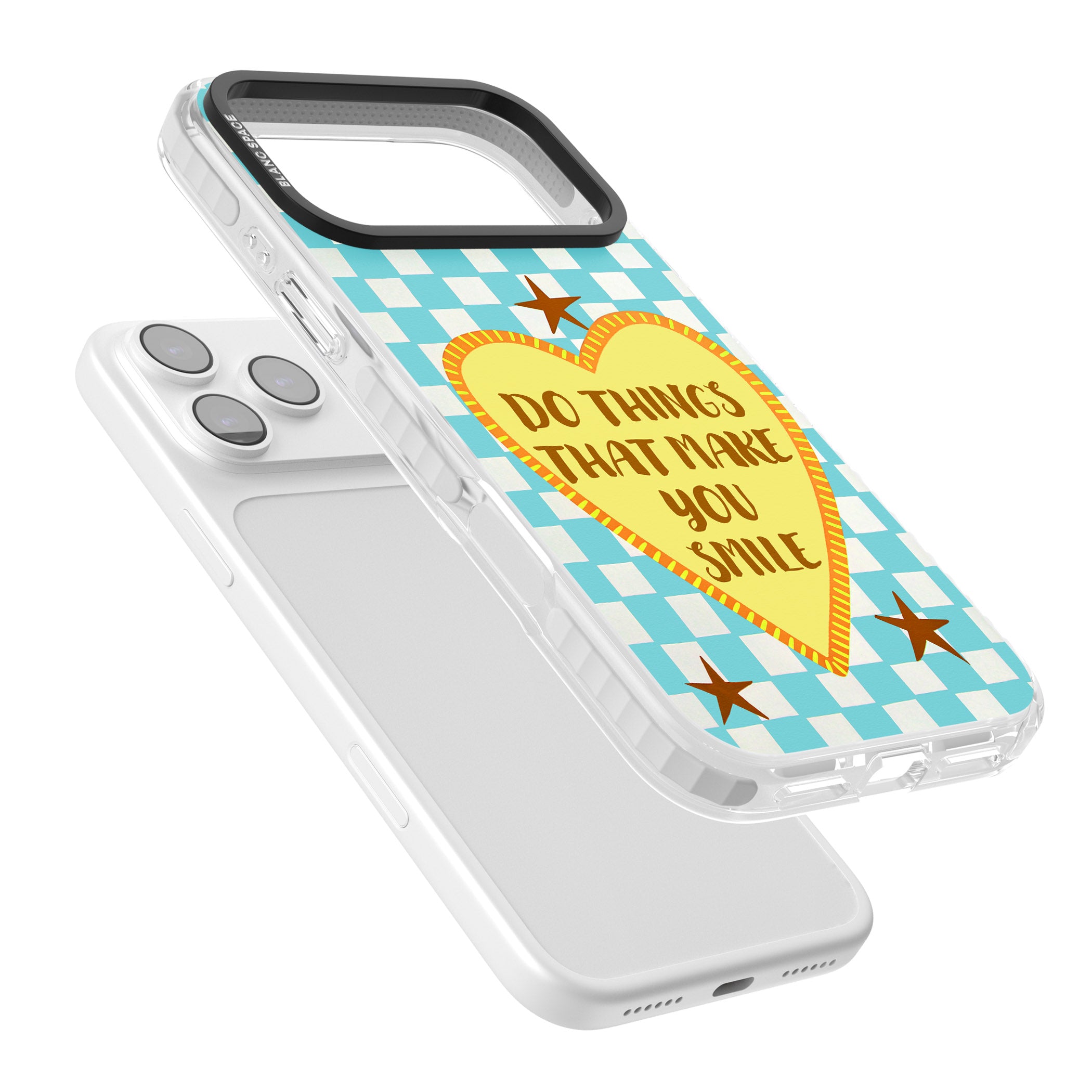 Do Things That Make You Smile iPhone 17 Pro Impact Pro Clear Phone Case Colours