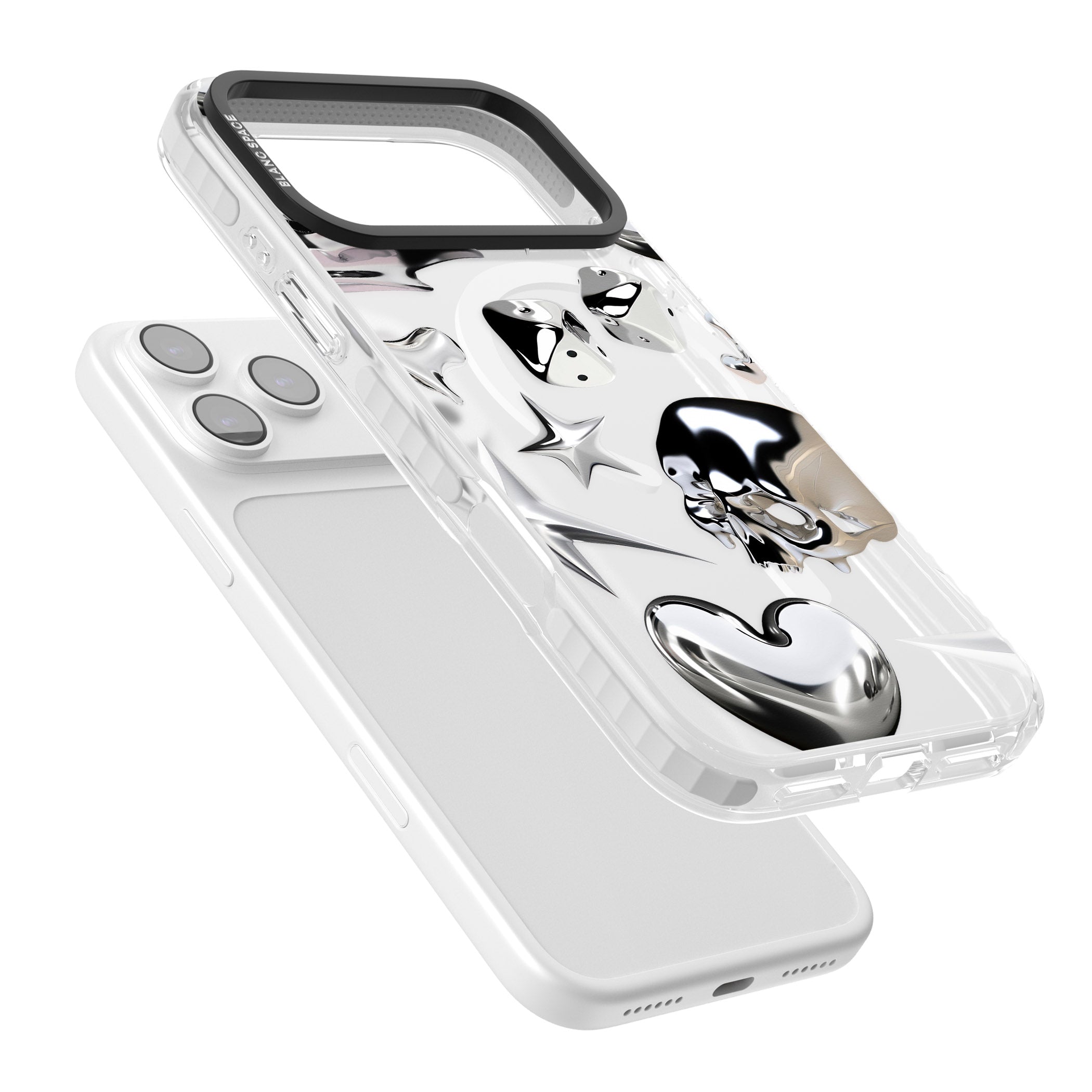 Chromed iPhone 17 Pro Impact Pro Clear Phone Case Colours