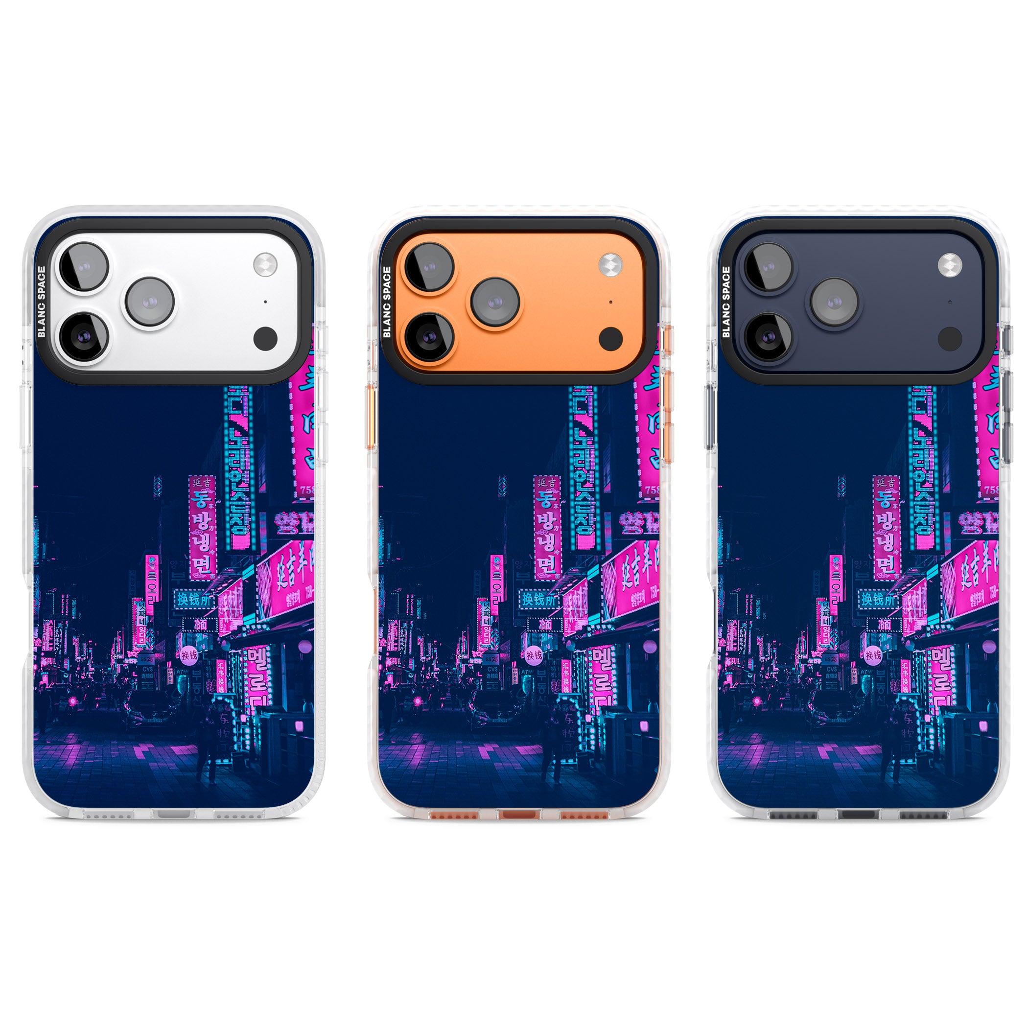 Neon Nights iPhone 17 Pro Impact Pro Clear Phone Case APT Impact Protection