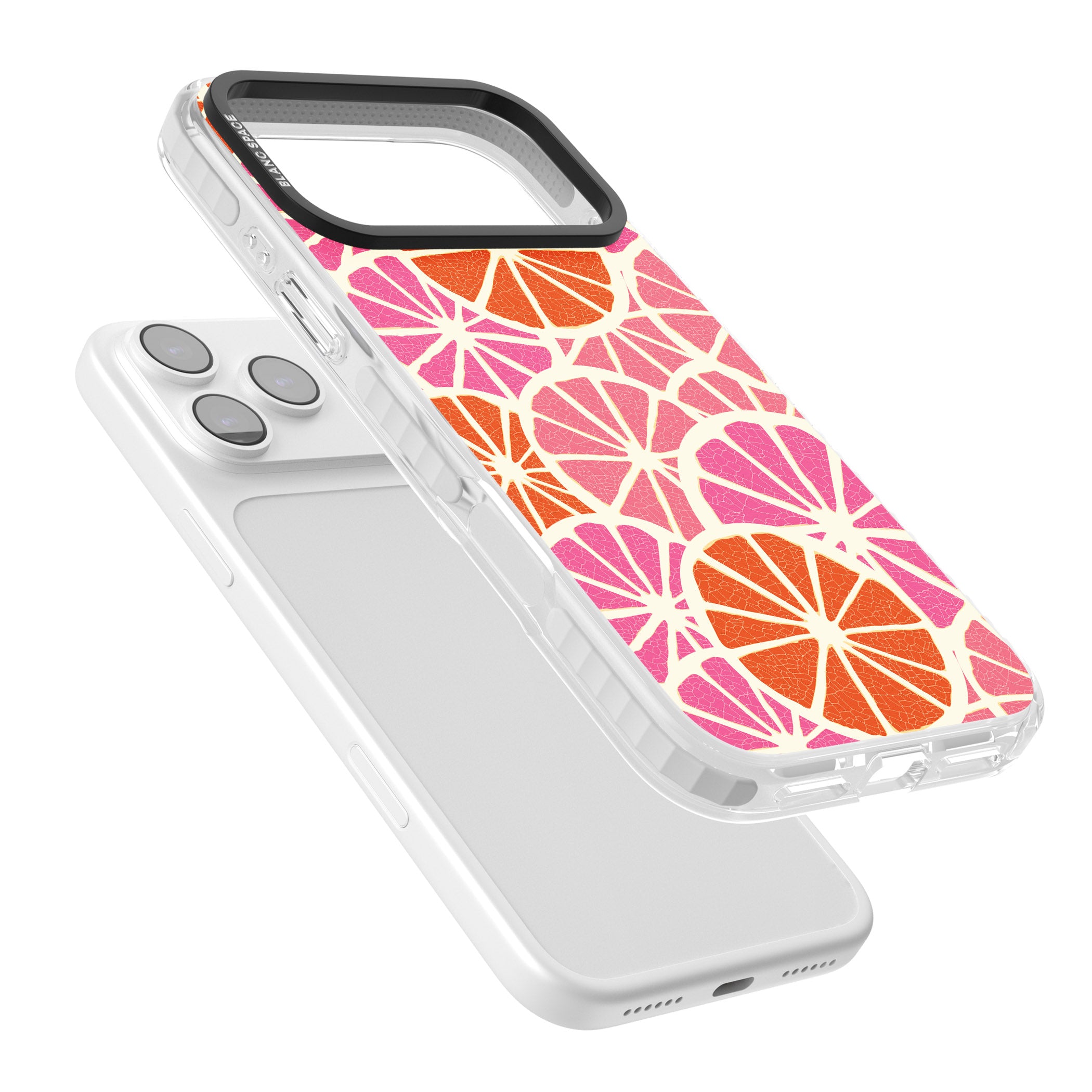Citrus Slices iPhone 17 Pro Impact Pro Clear Phone Case Colours