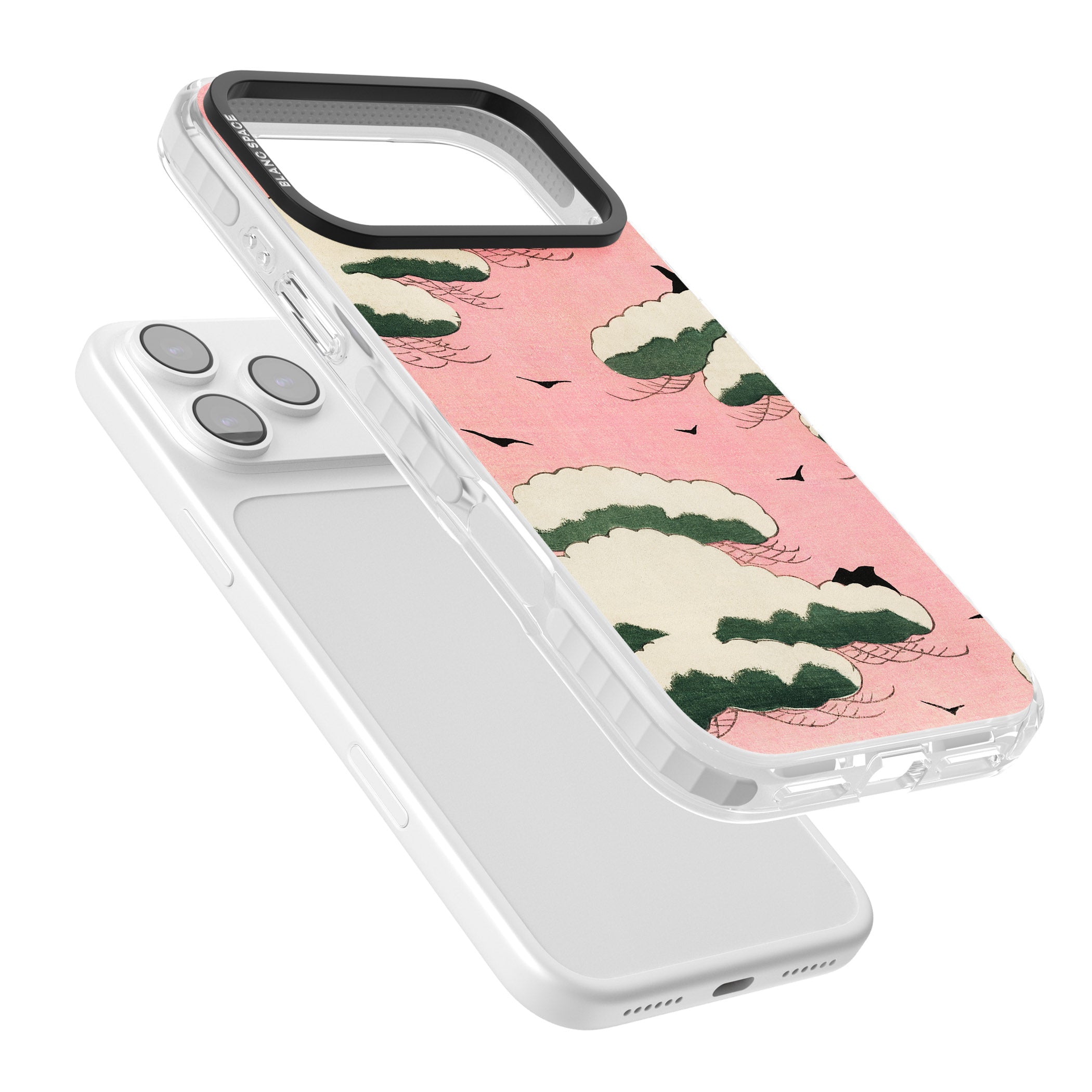 Japanese Pink Sky iPhone 17 Pro Impact Pro Clear Phone Case Colours