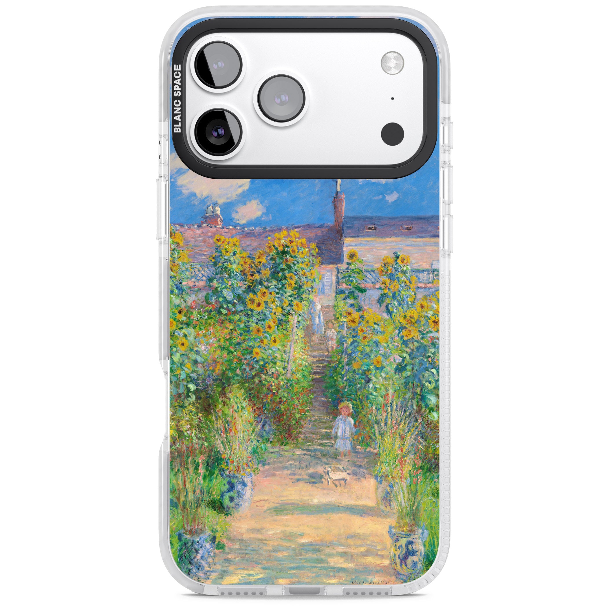 Garden at Vetheuil iPhone 17 Pro Impact Pro Clear Phone Case