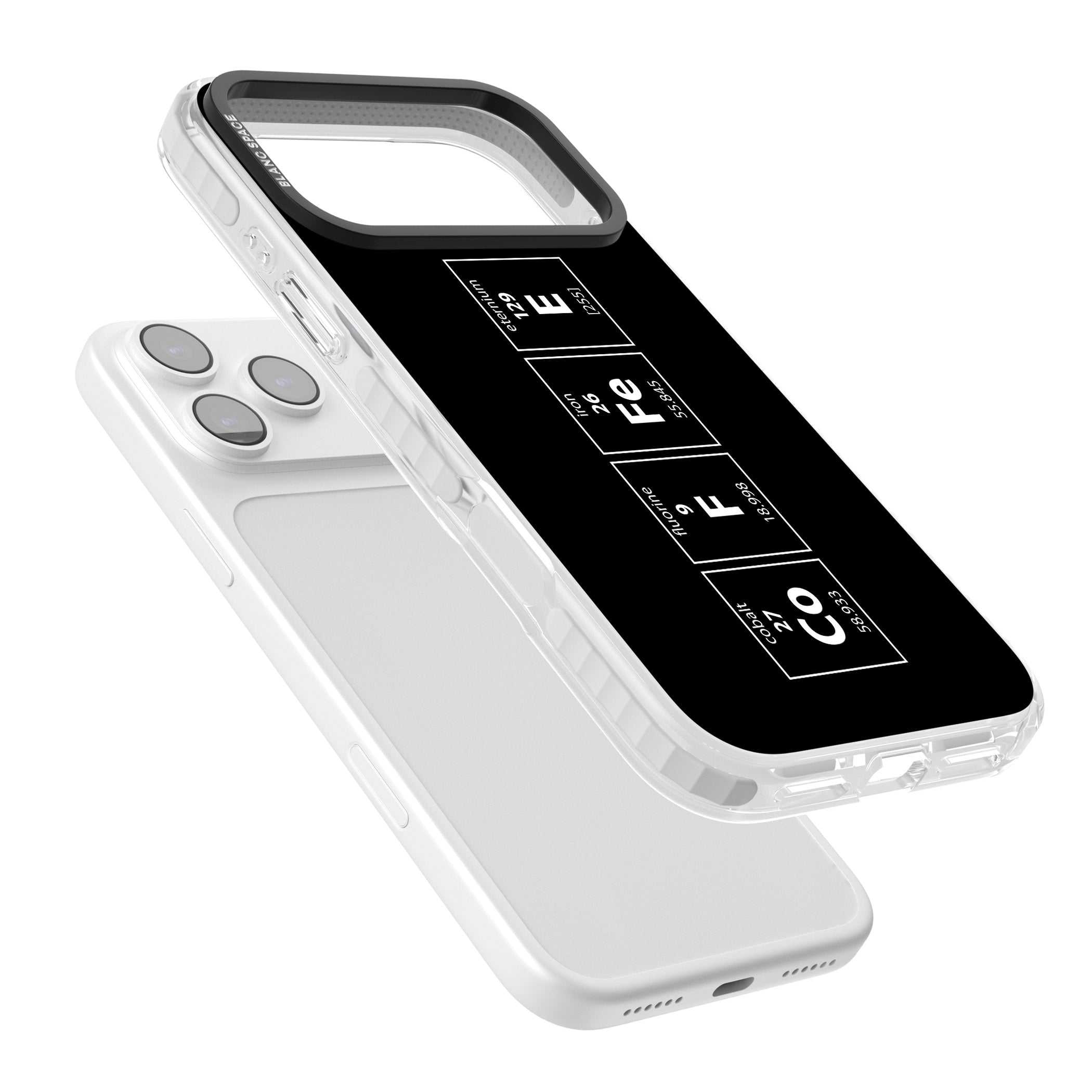 Coffee Element (Black) iPhone 17 Pro Impact Pro Clear Phone Case Colours