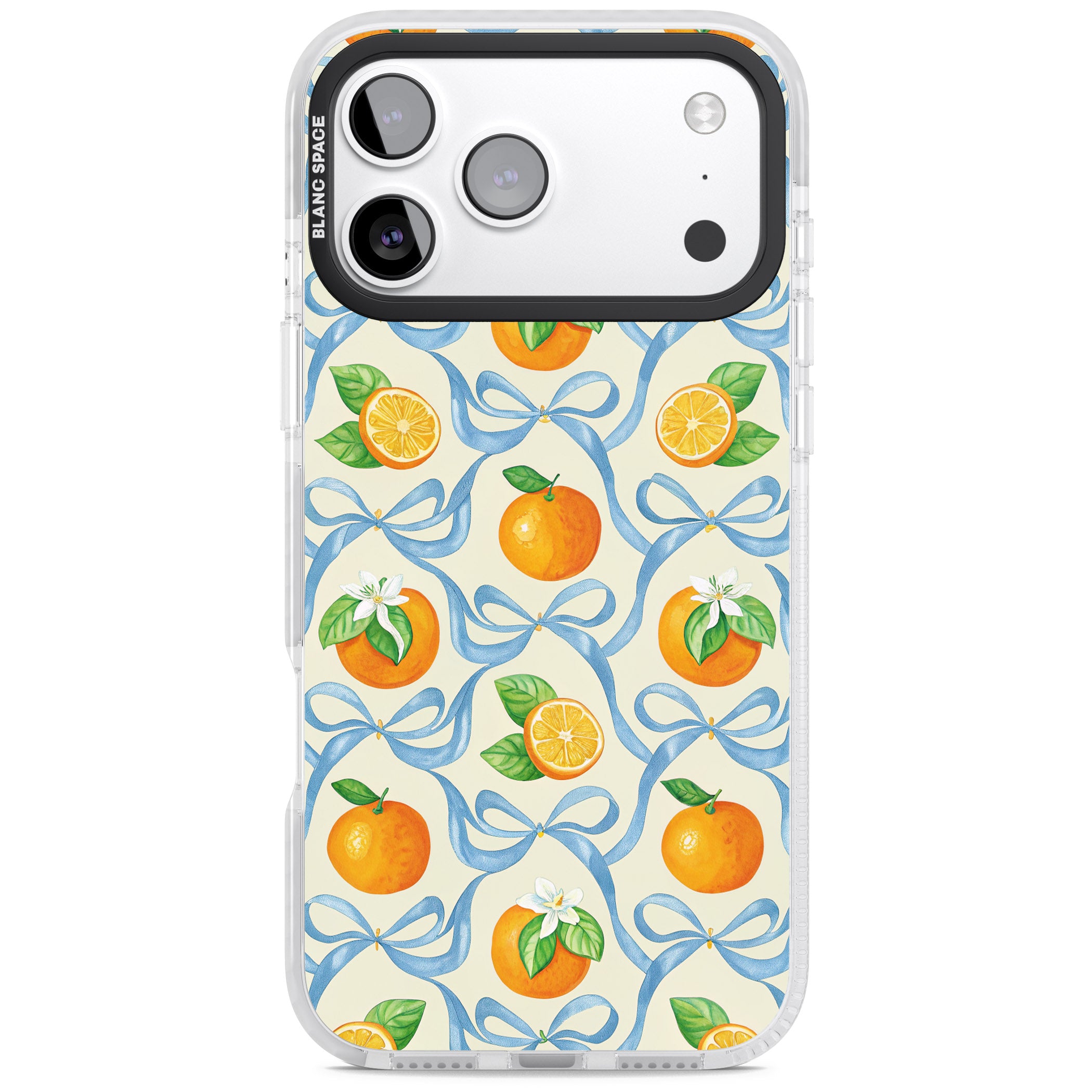 Bows & Clementines iPhone 17 Pro Impact Pro Clear Phone Case