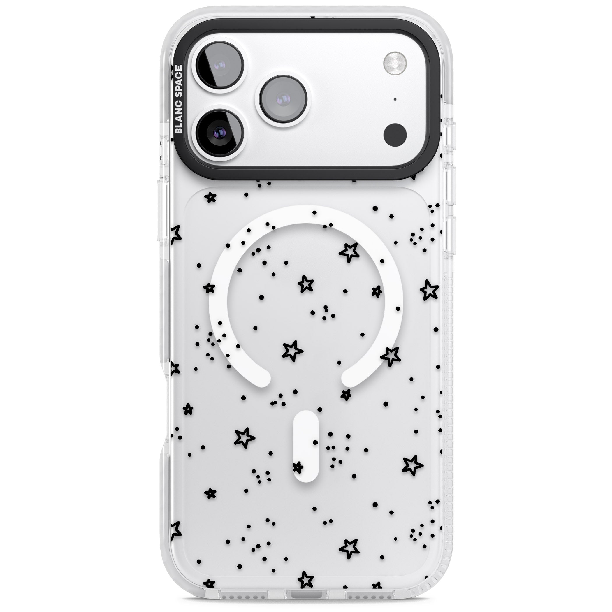 Starry Night Sky iPhone 17 Pro Max Impact Pro Clear Phone Case
