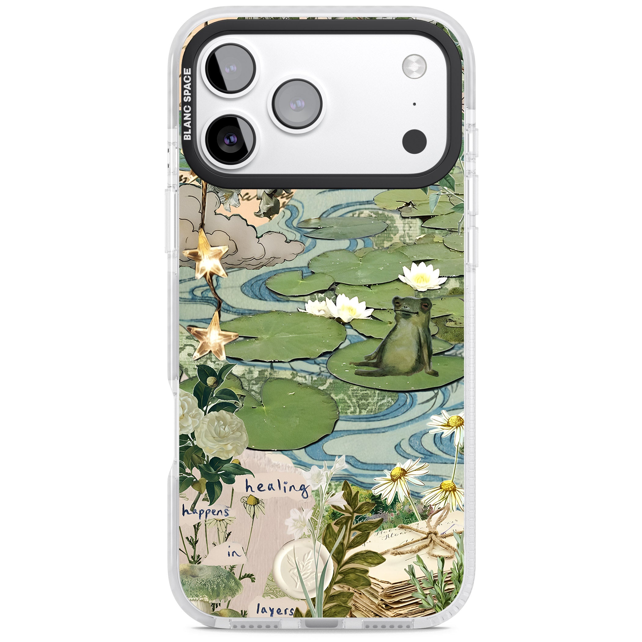 Lily Pad River iPhone 17 Pro Impact Pro Clear Phone Case