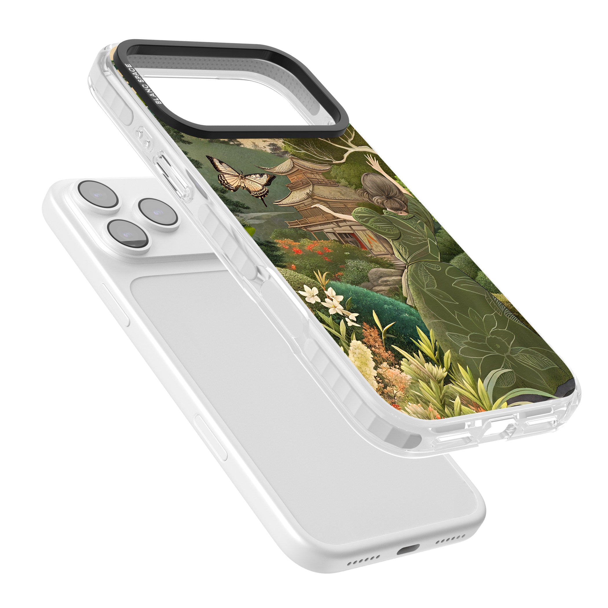 Japanese Nature iPhone 17 Pro Impact Pro Clear Phone Case Colours