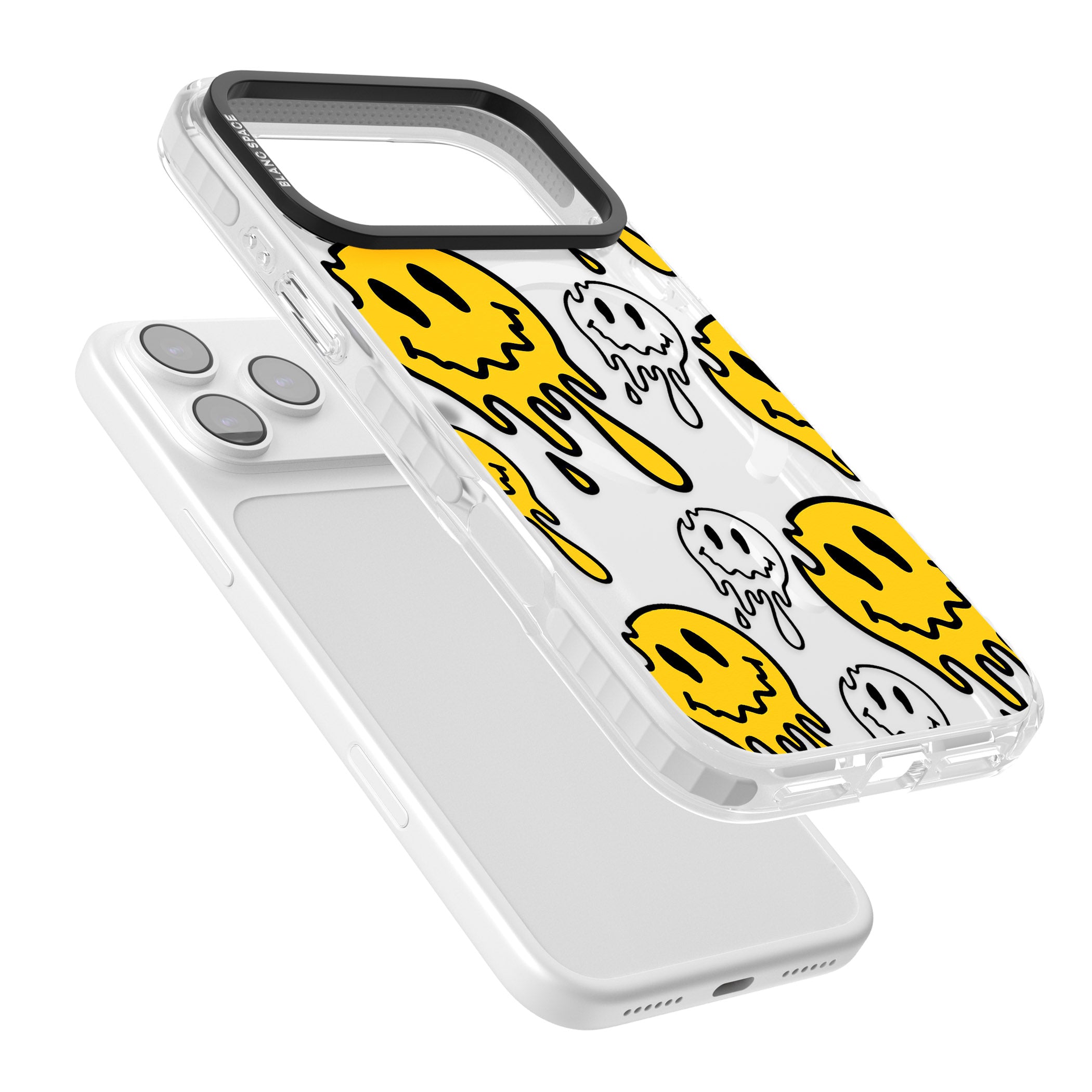 Face Melt iPhone 17 Pro Impact Pro Clear Phone Case Colours