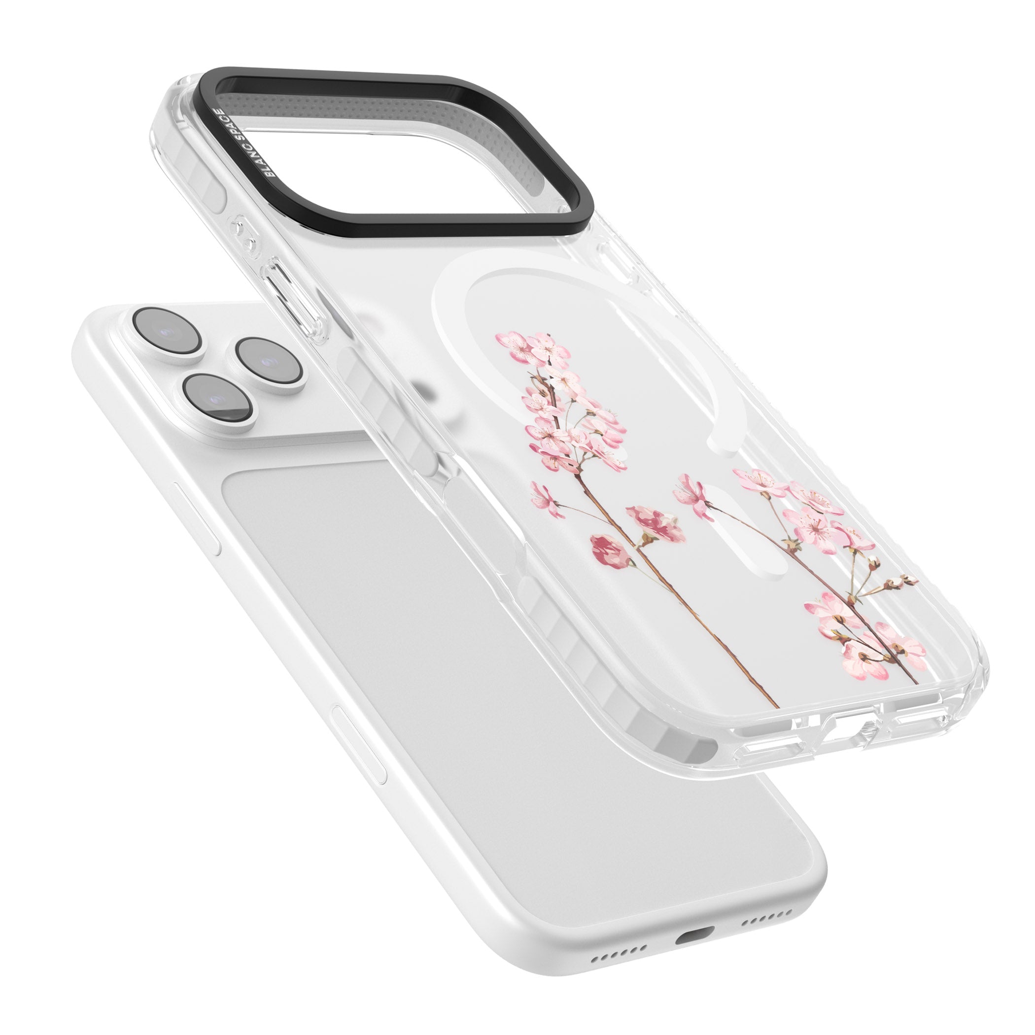 Blossom Flower iPhone 17 Pro Impact Pro Clear Phone Case Colours