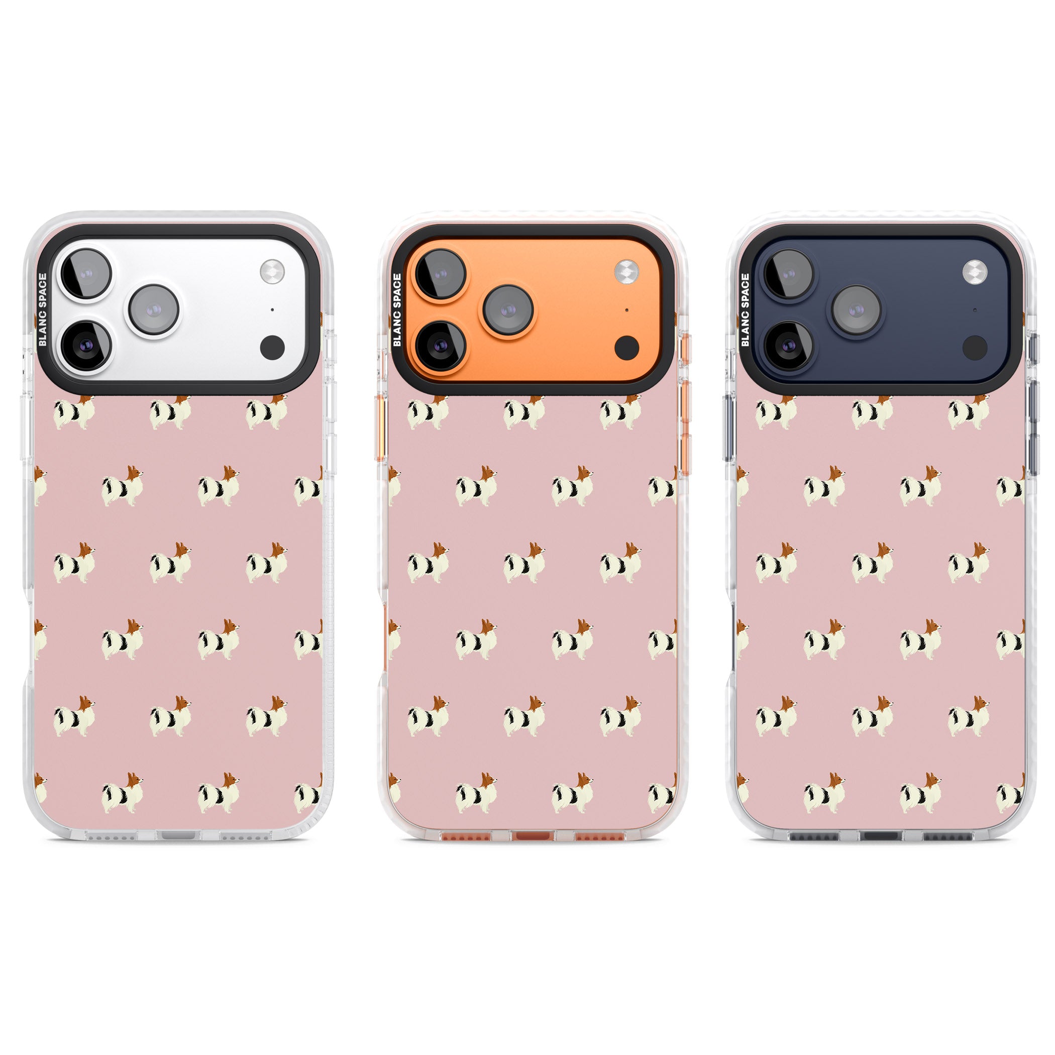 Adorable Dog Print iPhone 17 Pro Impact Pro Clear Phone Case APT Impact Protection