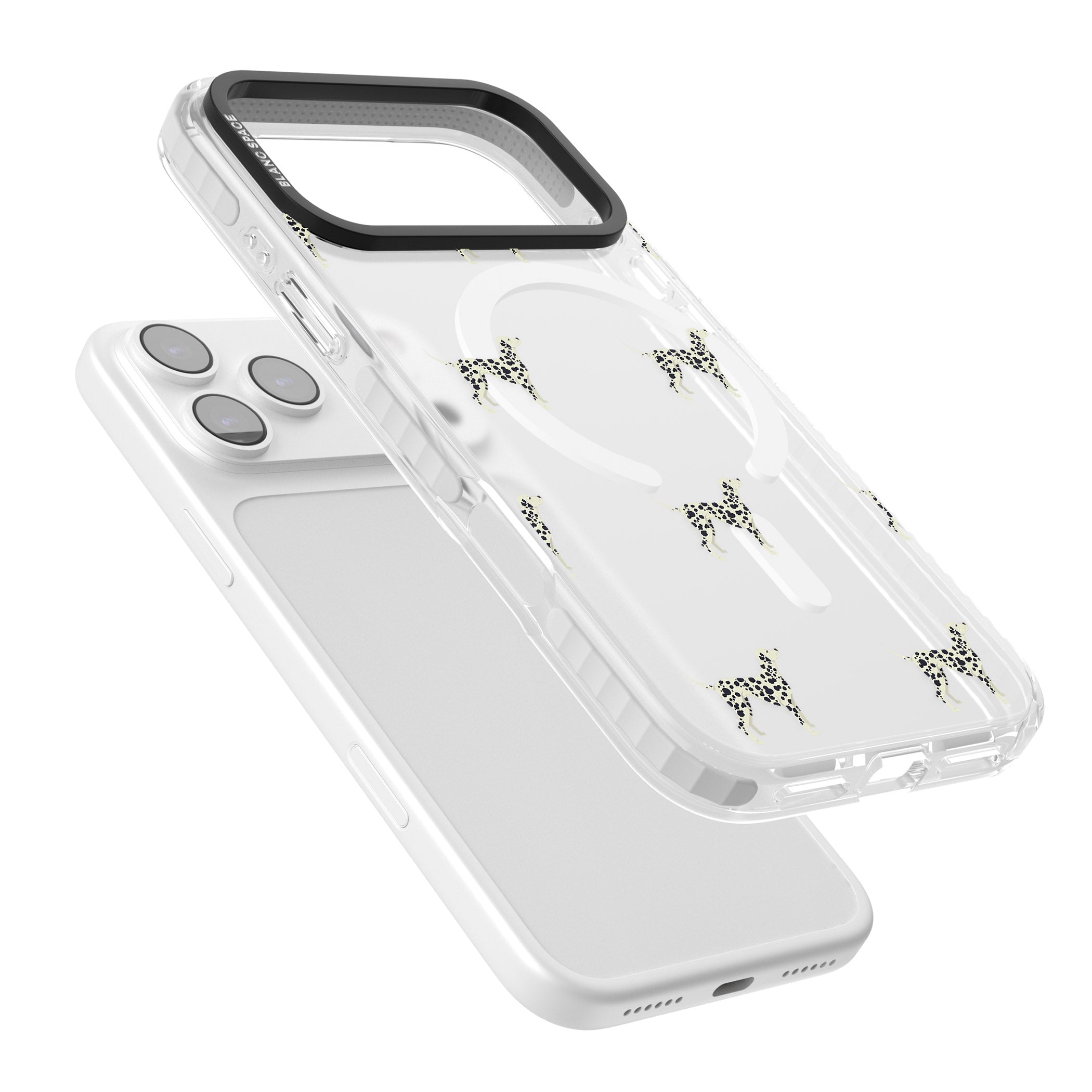 Dalmatian Dog Pattern iPhone 17 Pro Max Impact Pro Clear Phone Case Colours