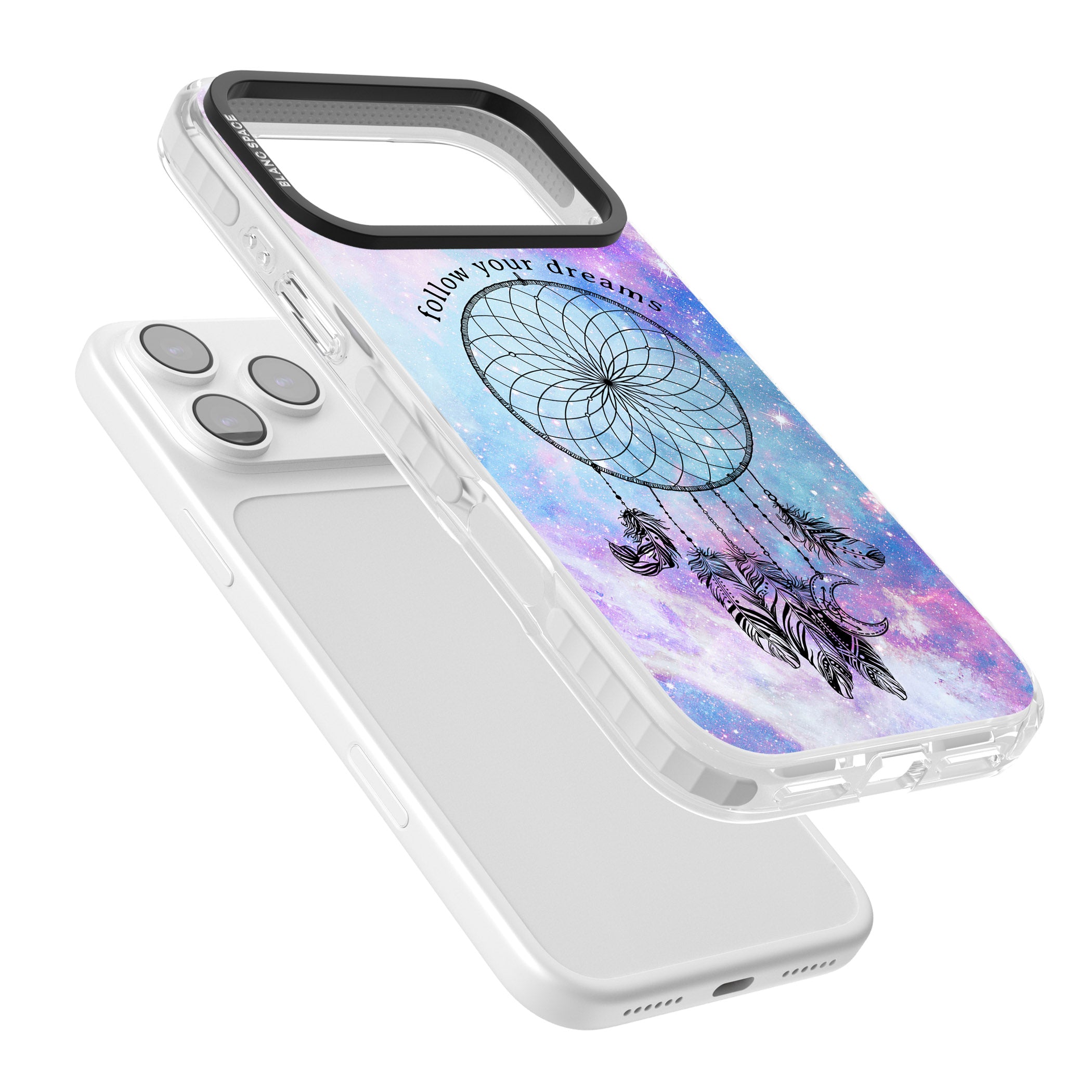 Galaxy Dreamcatcher iPhone 17 Pro Impact Pro Clear Phone Case Colours