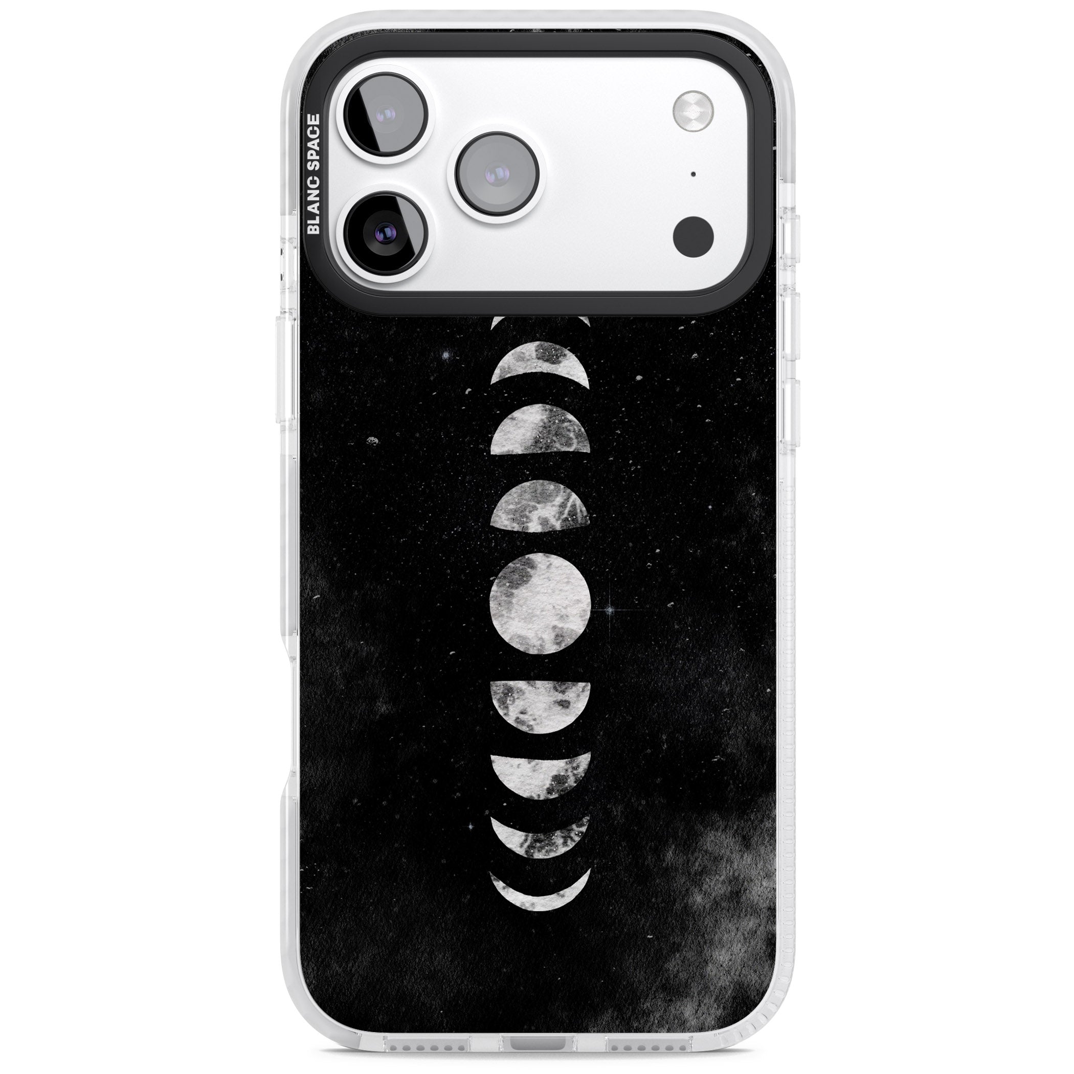 Lunar Phases iPhone 17 Pro Impact Pro Clear Phone Case
