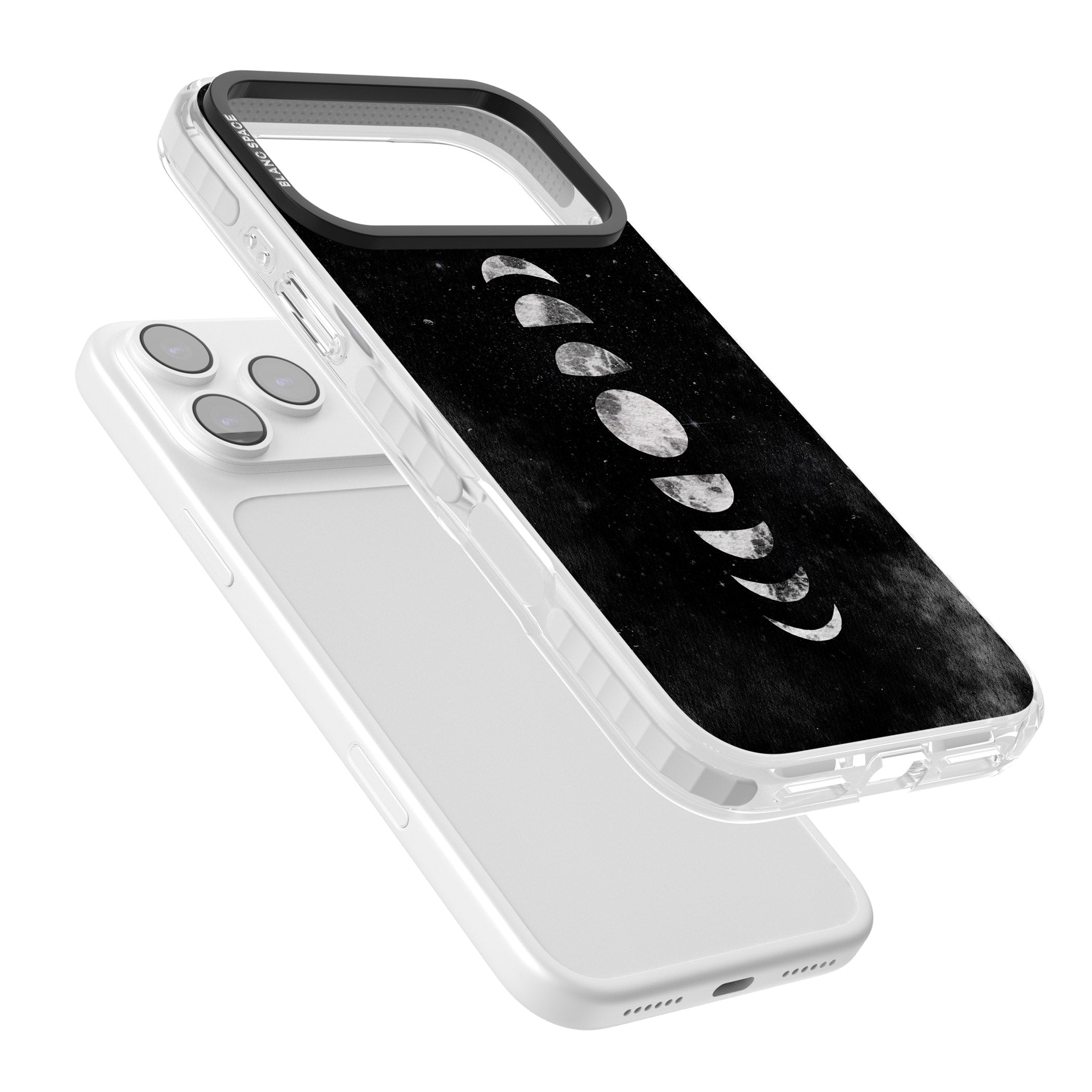 Lunar Phases iPhone 17 Pro Max Impact Pro Clear Phone Case Colours
