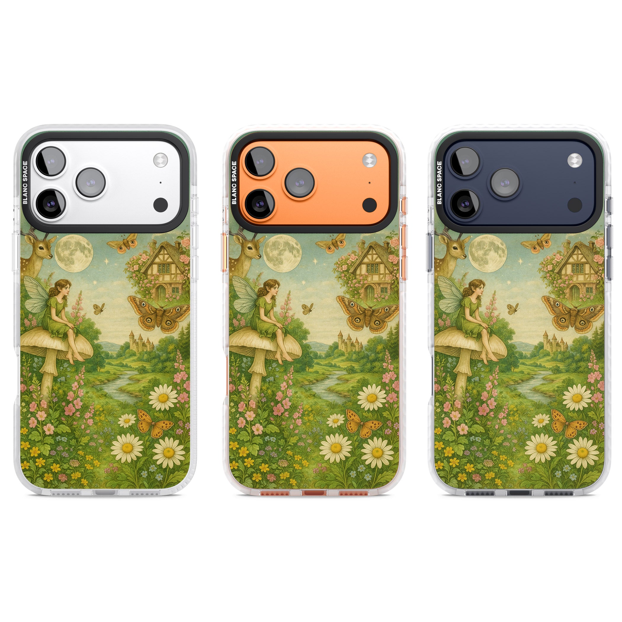 Cottage Fairy iPhone 17 Pro Impact Pro Clear Phone Case APT Impact Protection