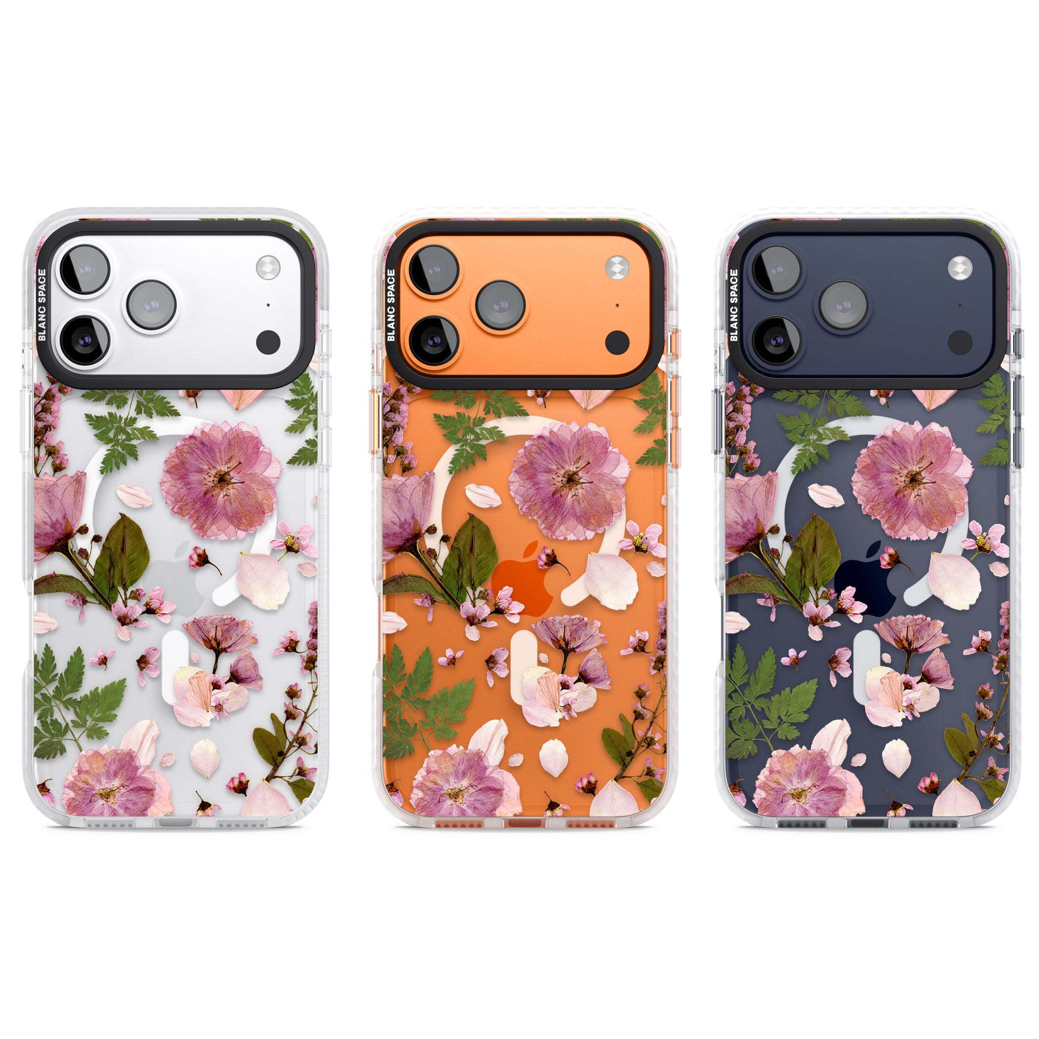 Blossom Bouquet iPhone 17 Pro Impact Pro Clear Phone Case APT Impact Protection