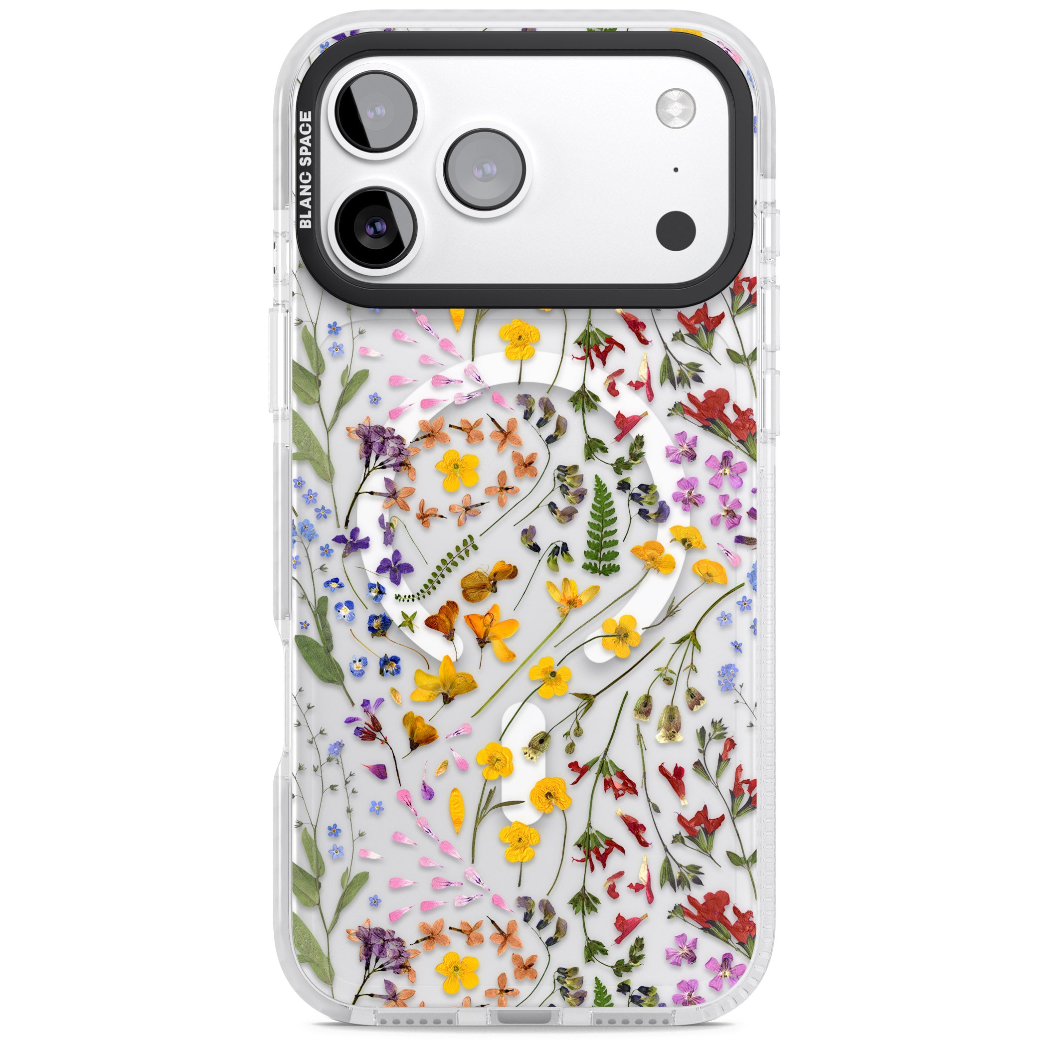 Wildflower iPhone 17 Pro Max Impact Pro Clear Phone Case