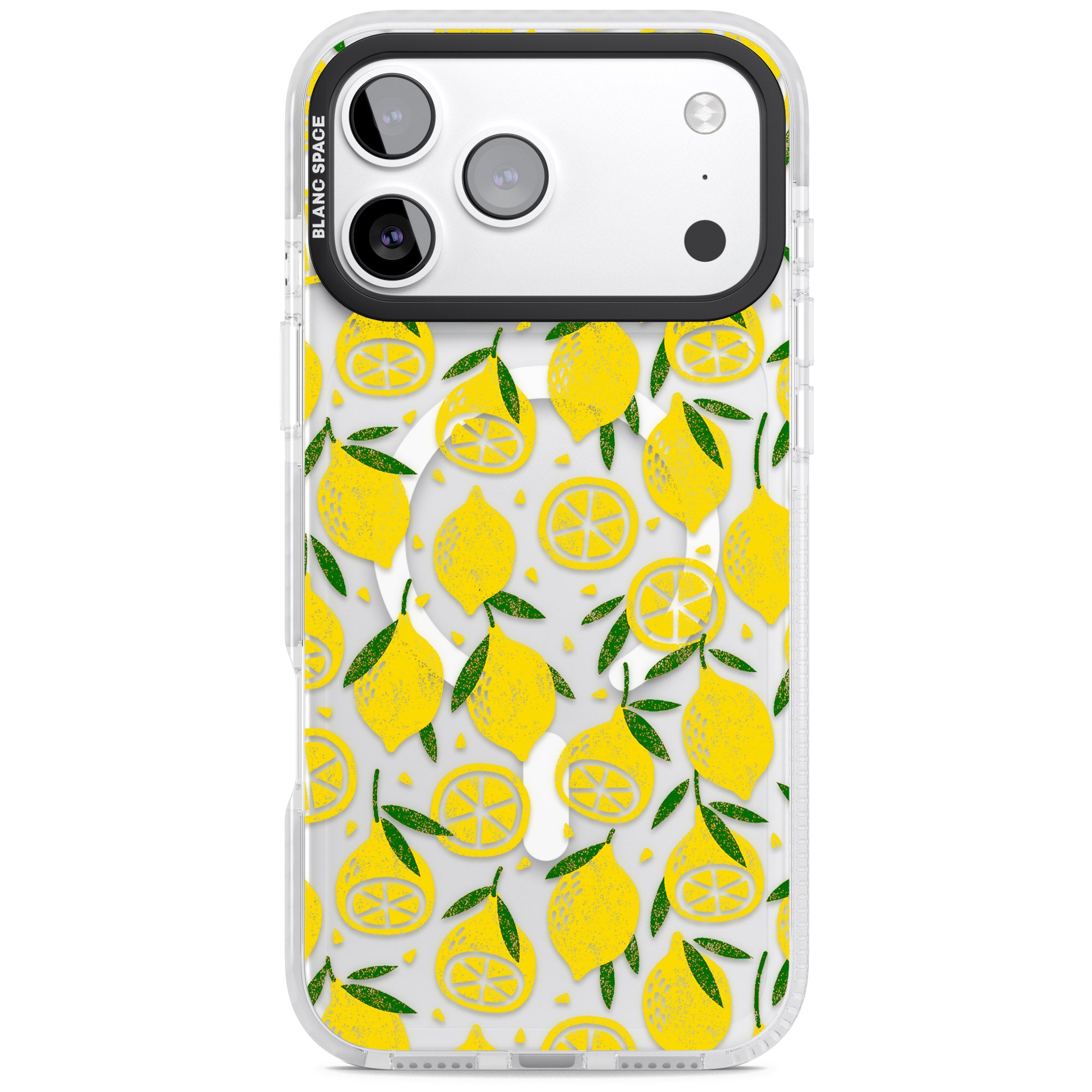 Lemon Delight iPhone 17 Pro Impact Pro Clear Phone Case