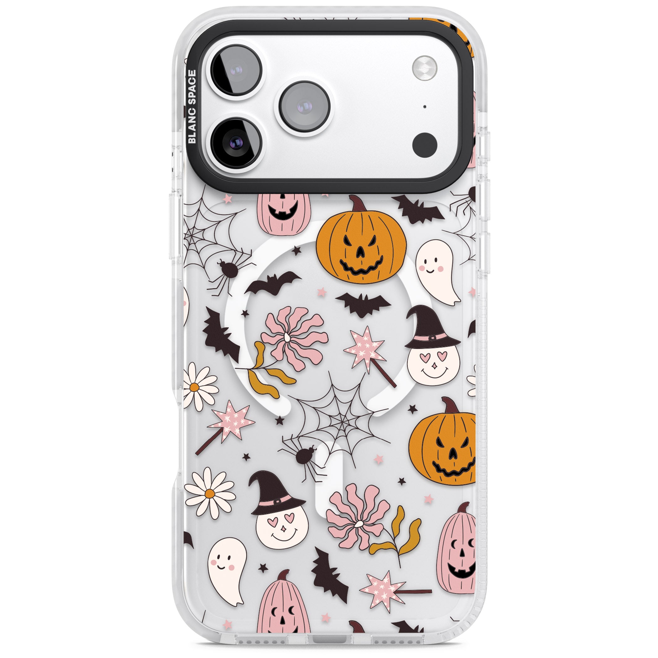 Spooky Mix iPhone 17 Pro Impact Pro Clear Phone Case