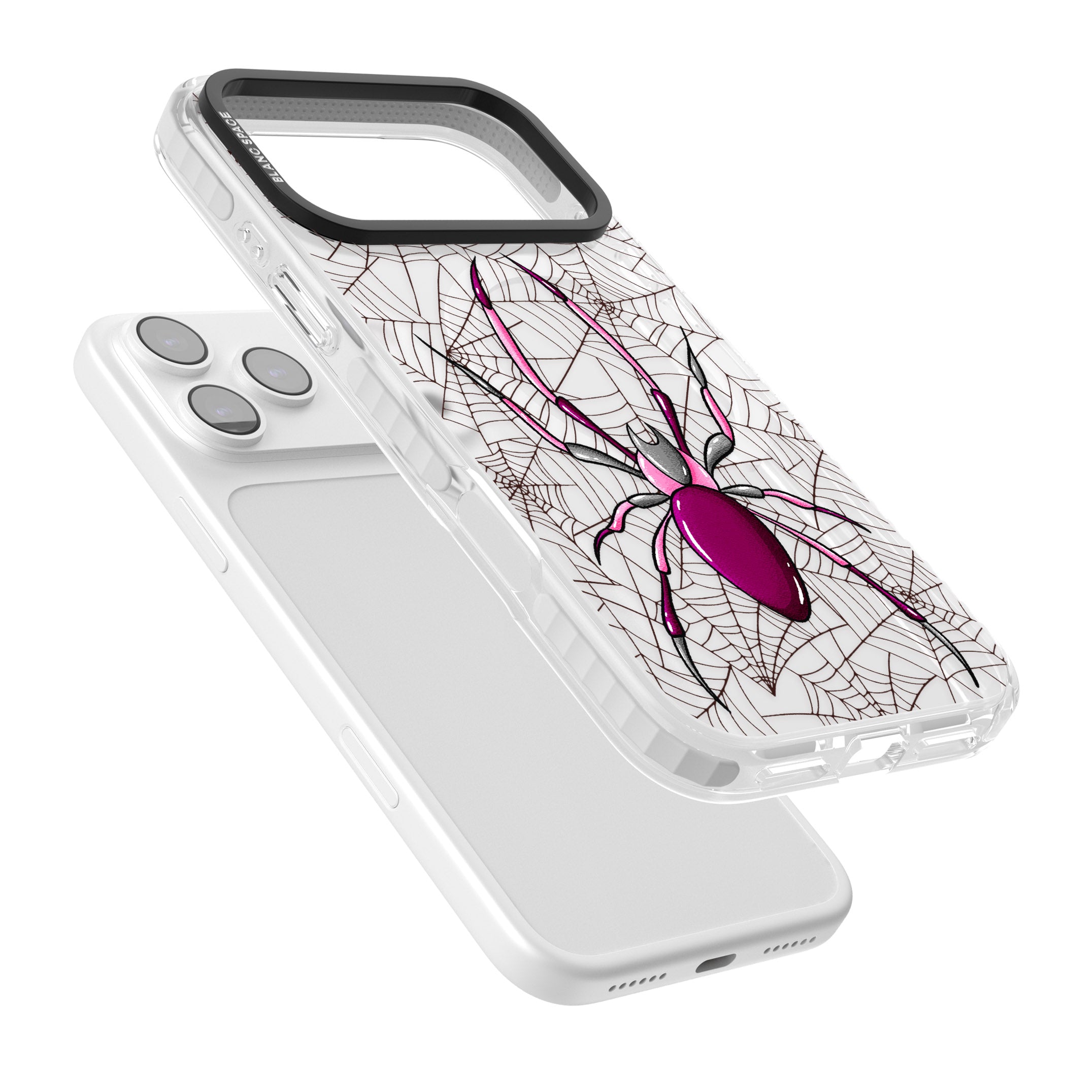 Arachnophobia iPhone 17 Pro Max Impact Pro Clear Phone Case Colours