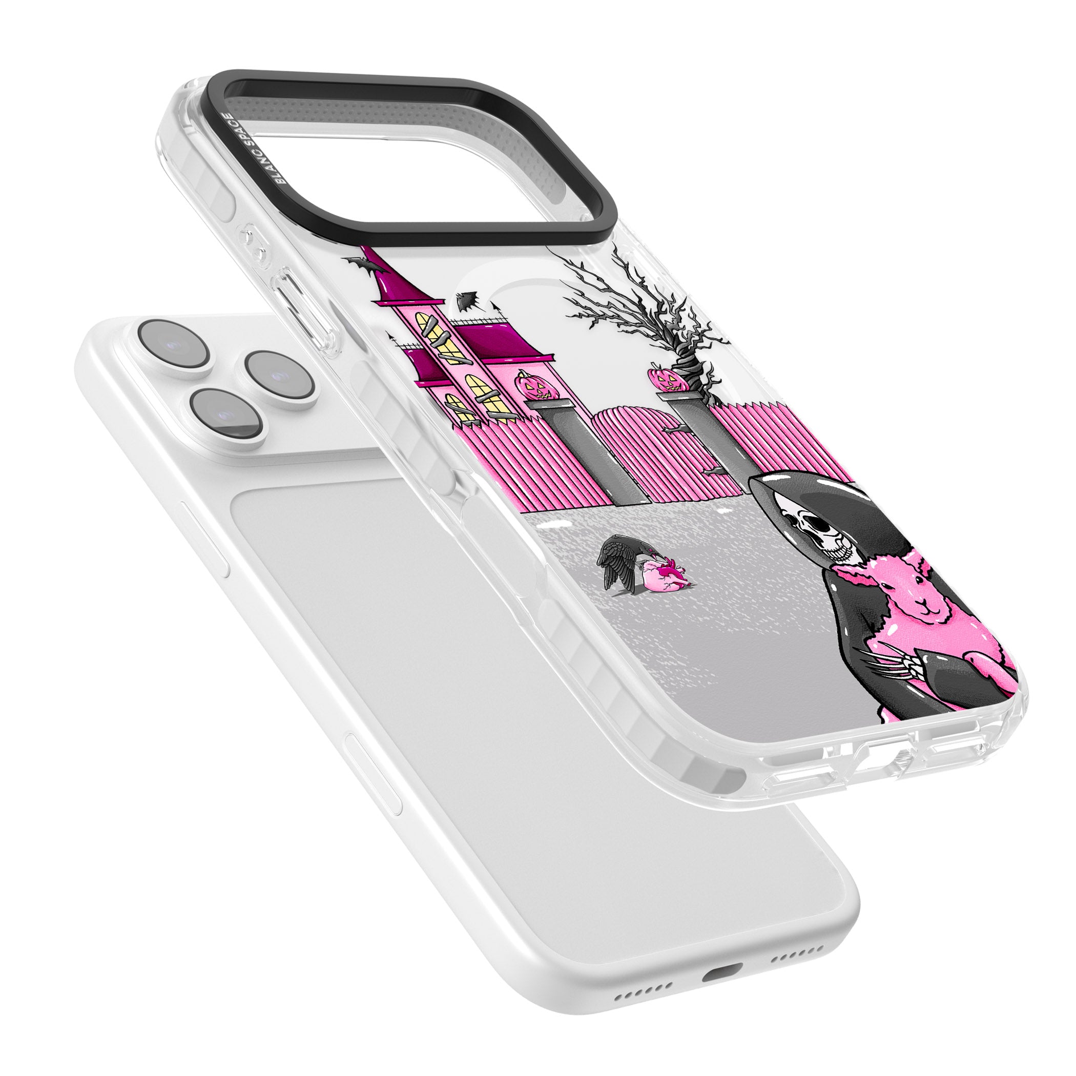 Left With My Heart iPhone 17 Pro Impact Pro Clear Phone Case Colours