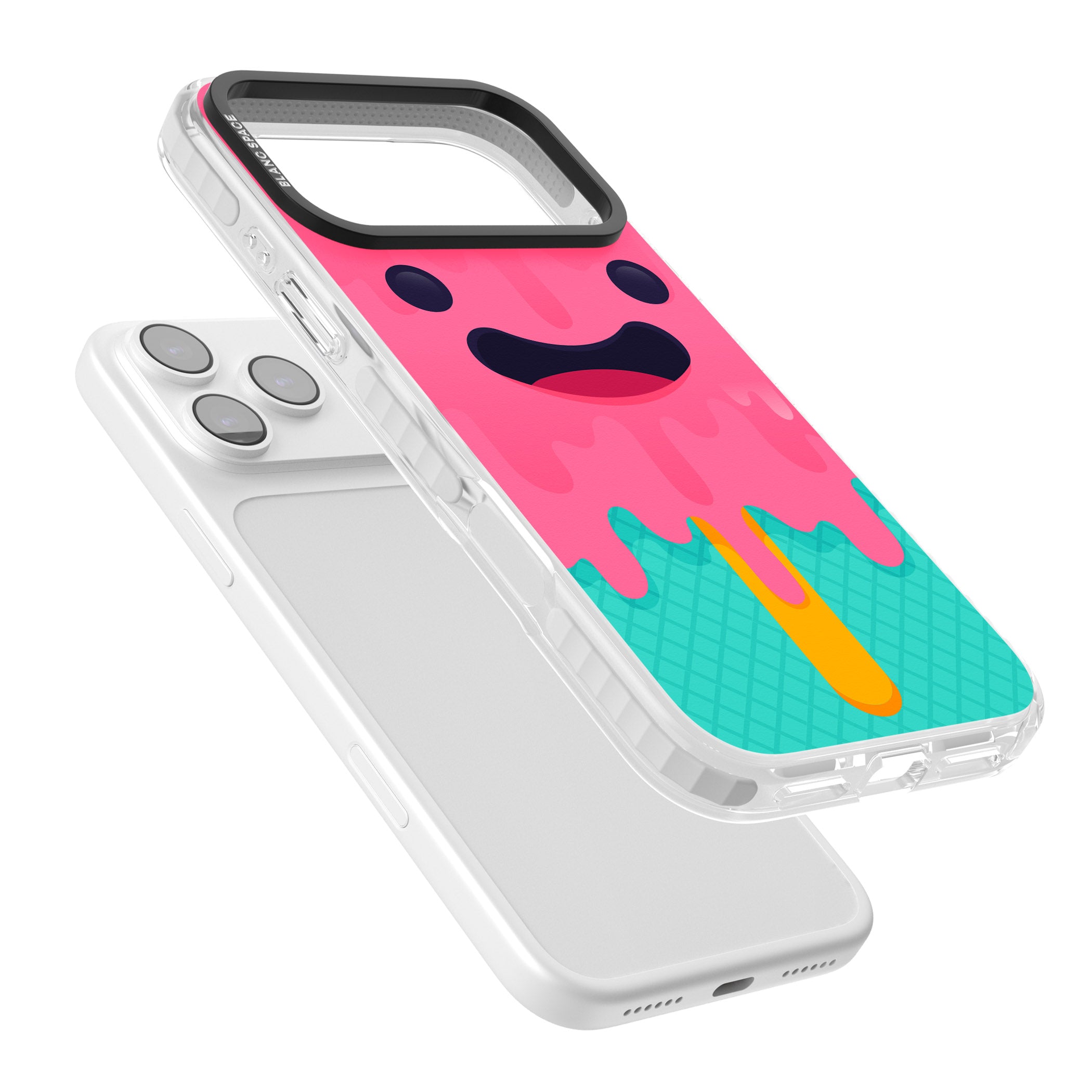 Ice Lolly iPhone 17 Pro Impact Pro Clear Phone Case Colours