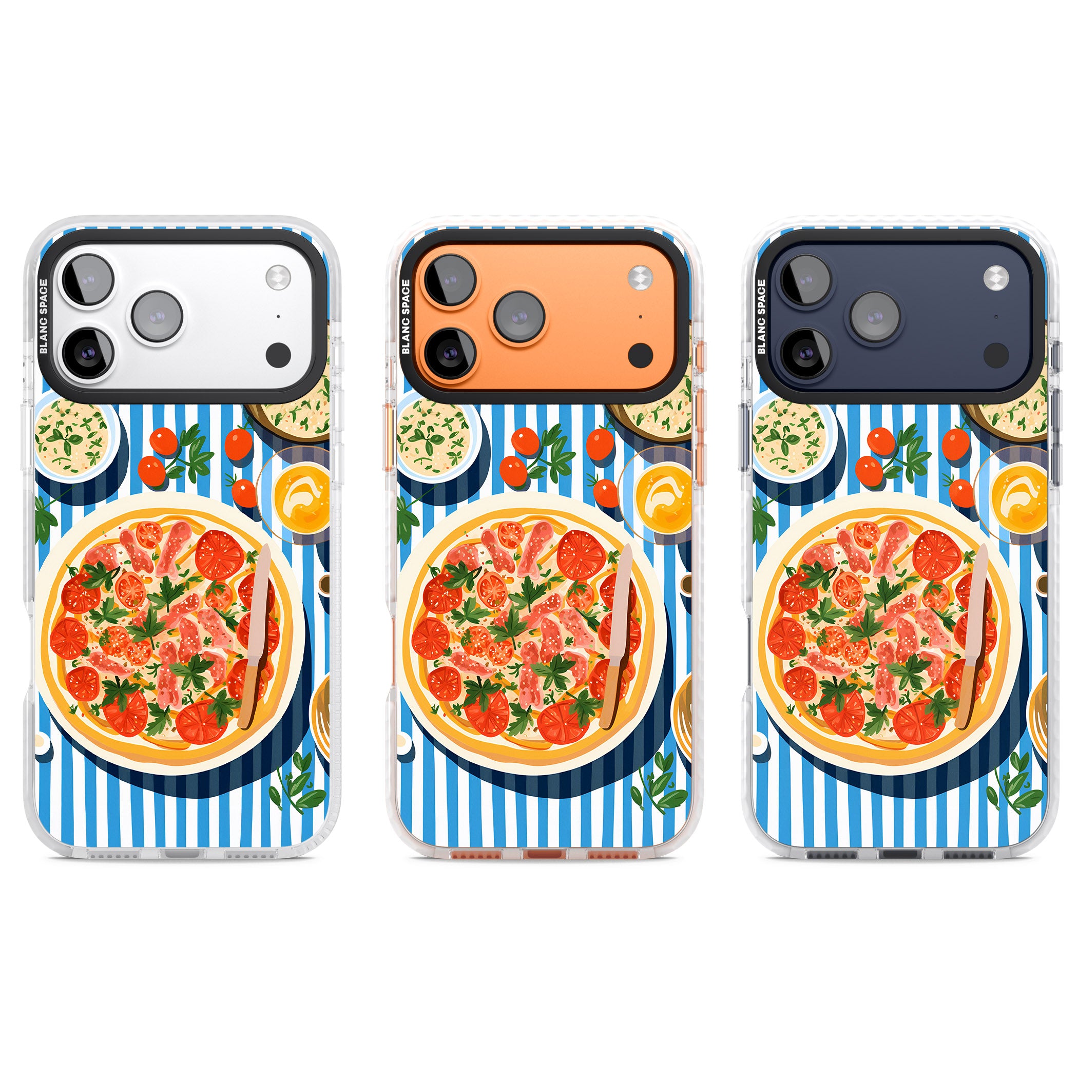 Italian Platter iPhone 17 Pro Impact Pro Clear Phone Case APT Impact Protection