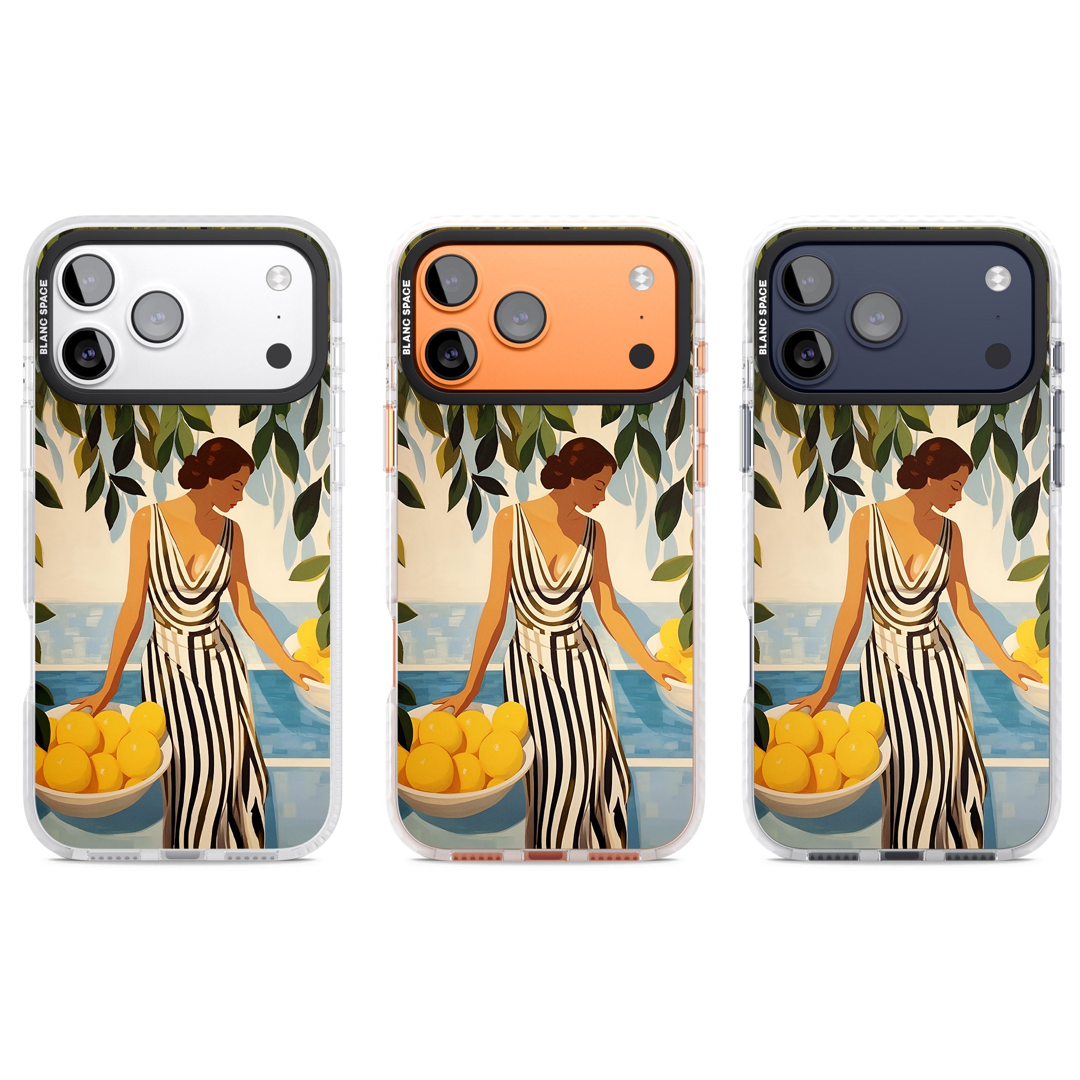 Lemon Picking iPhone 17 Pro Impact Pro Clear Phone Case APT Impact Protection