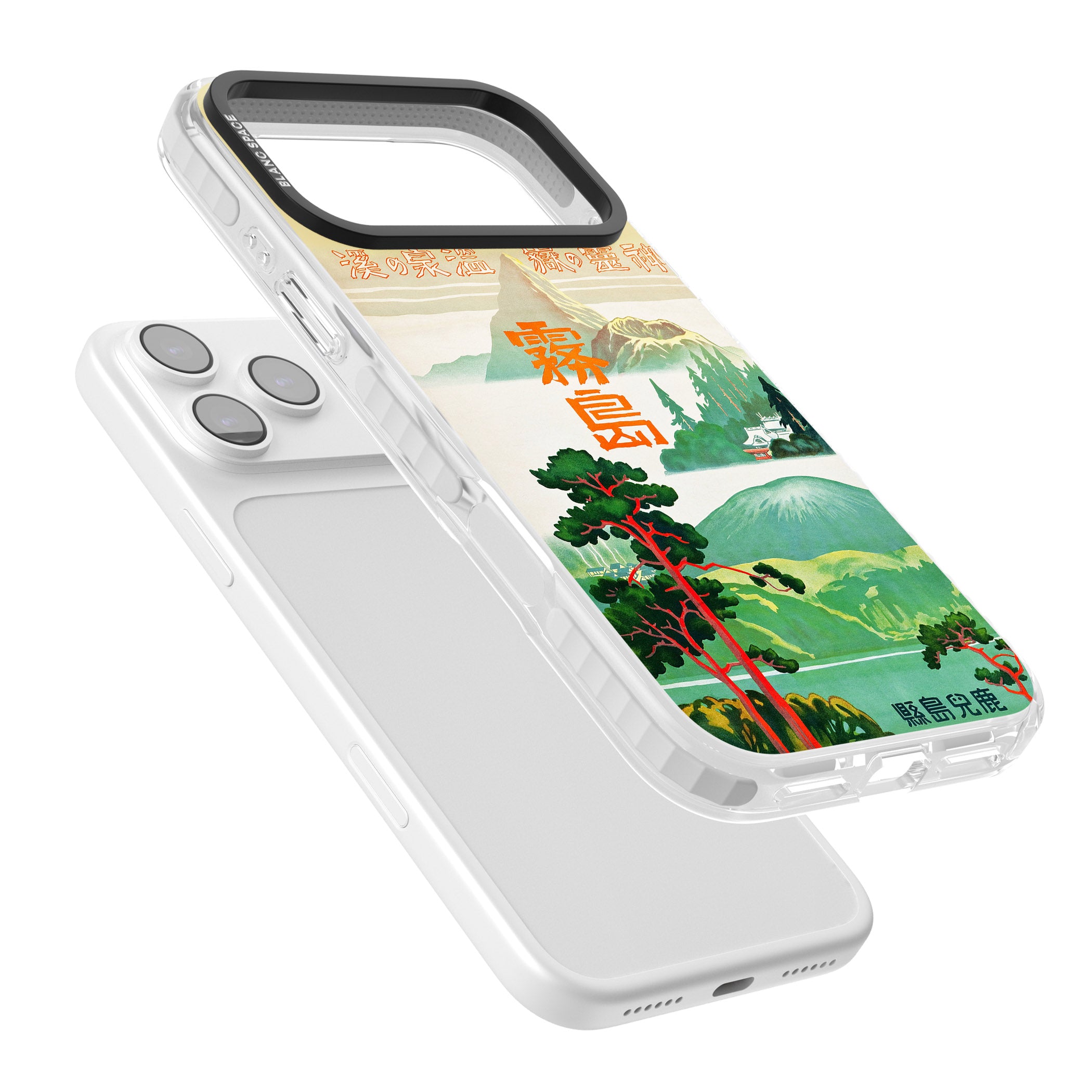 Japan Travel Poster (1930S) iPhone 17 Pro Impact Pro Clear Phone Case Colours