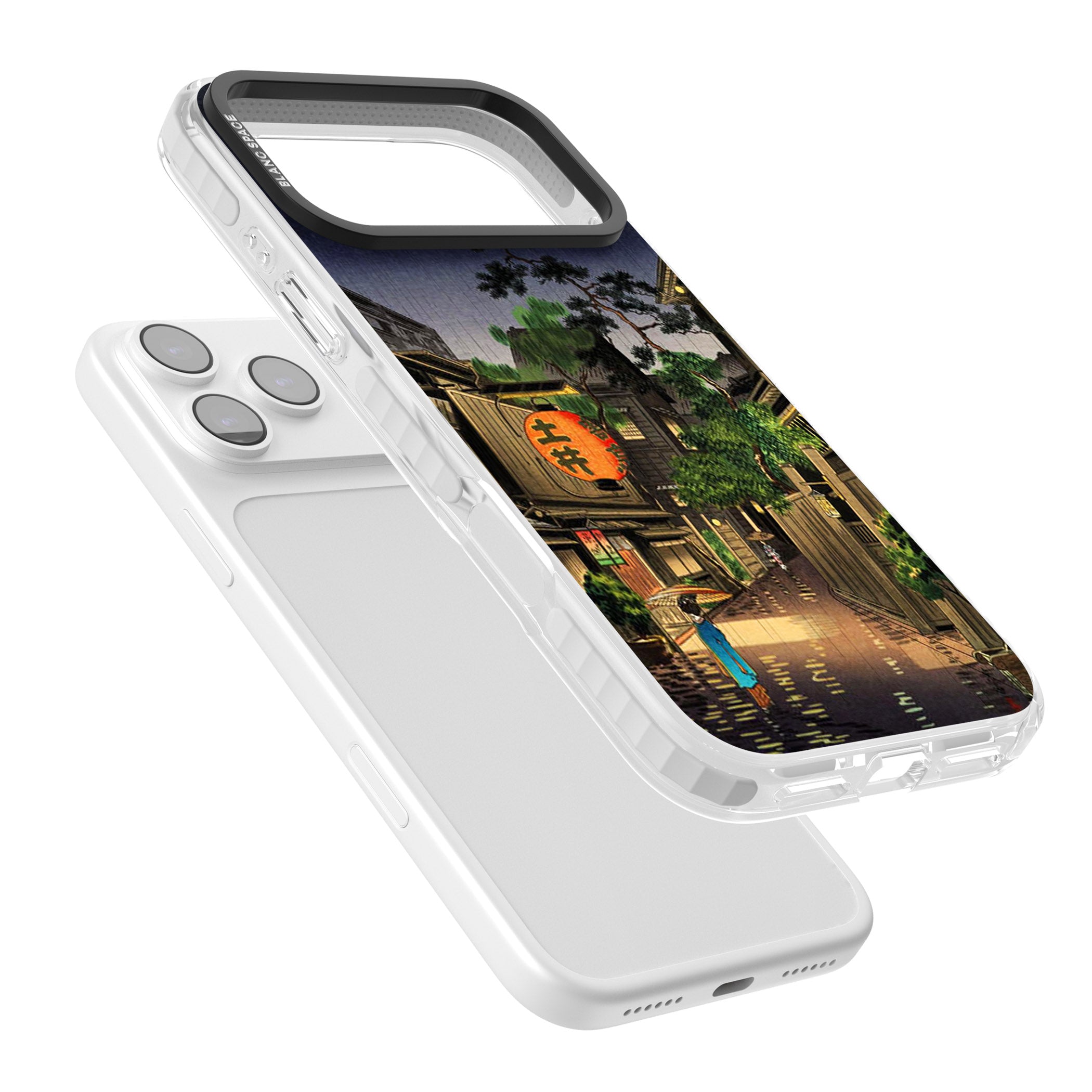 Evening In Ushigome iPhone 17 Pro Impact Pro Clear Phone Case Colours