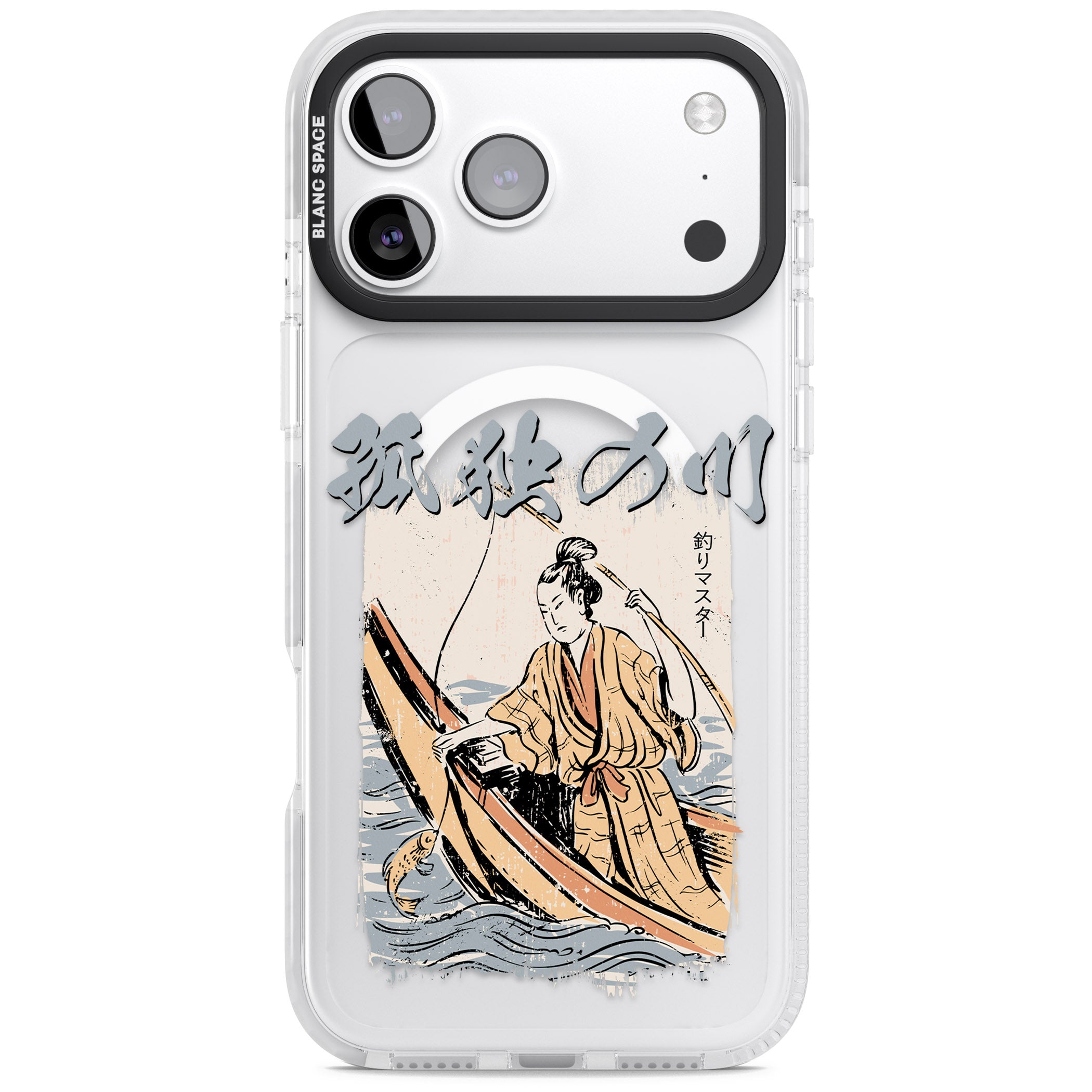 Japanese River iPhone 17 Pro Impact Pro Clear Phone Case