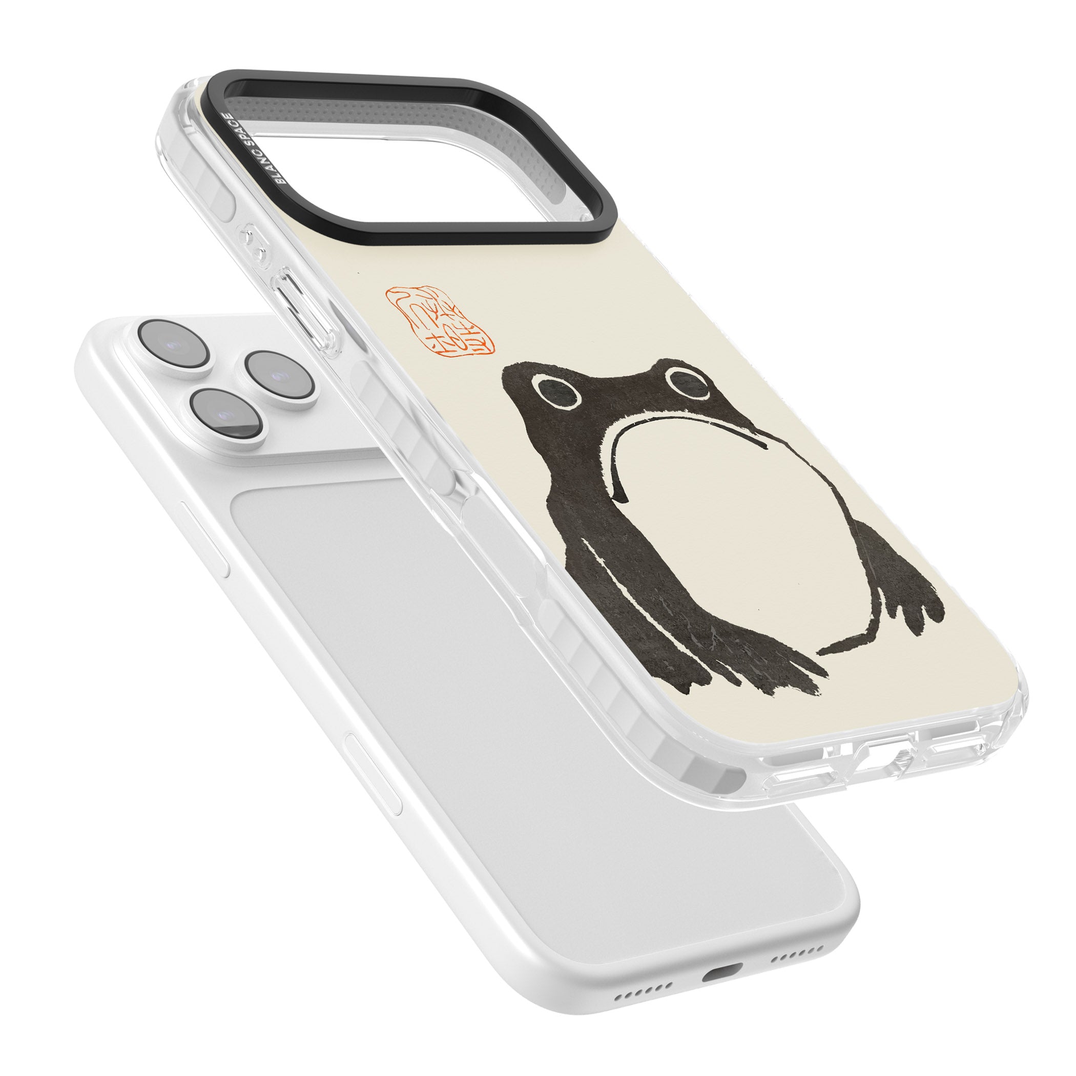 Matsumoto Hoji Frog iPhone 17 Pro Max Impact Pro Clear Phone Case Colours