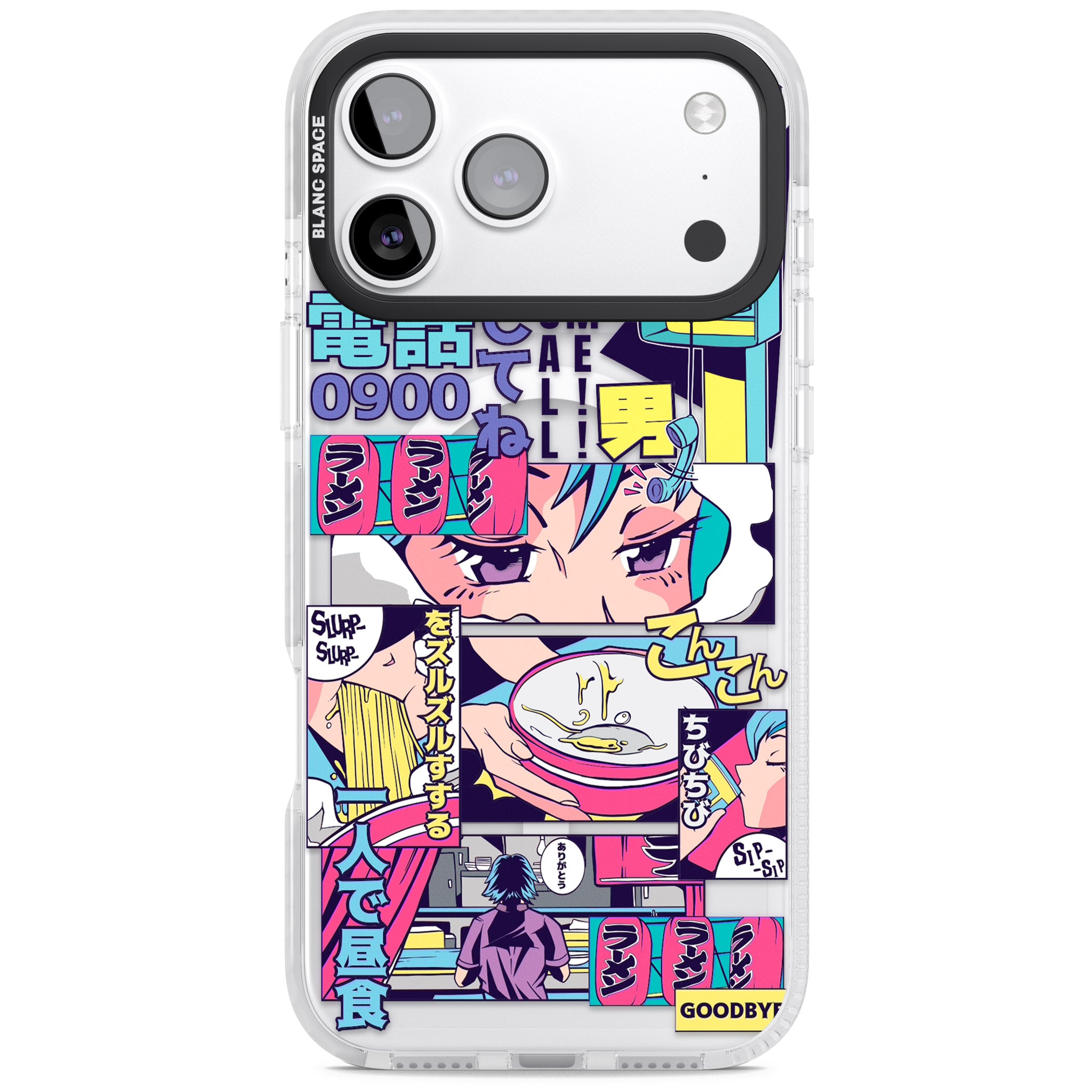 Vibrant Anime Comic iPhone 17 Pro Impact Pro Clear Phone Case