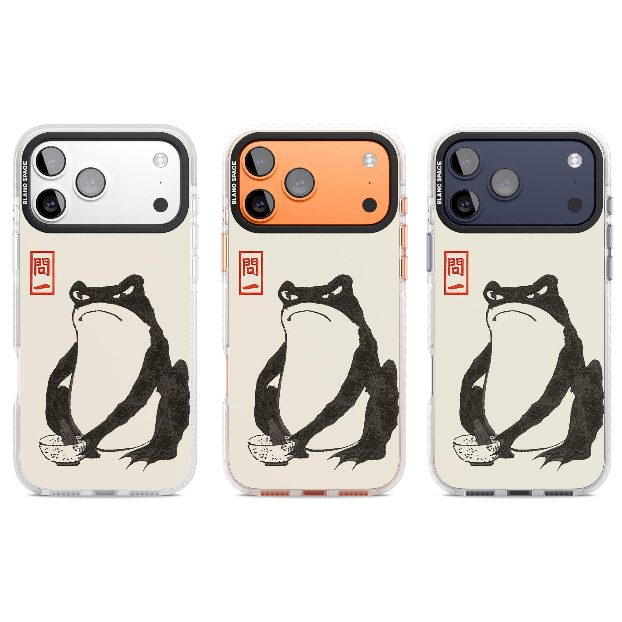 Matsumoto Hoji Grumpy Toad iPhone 17 Pro Impact Pro Clear Phone Case APT Impact Protection